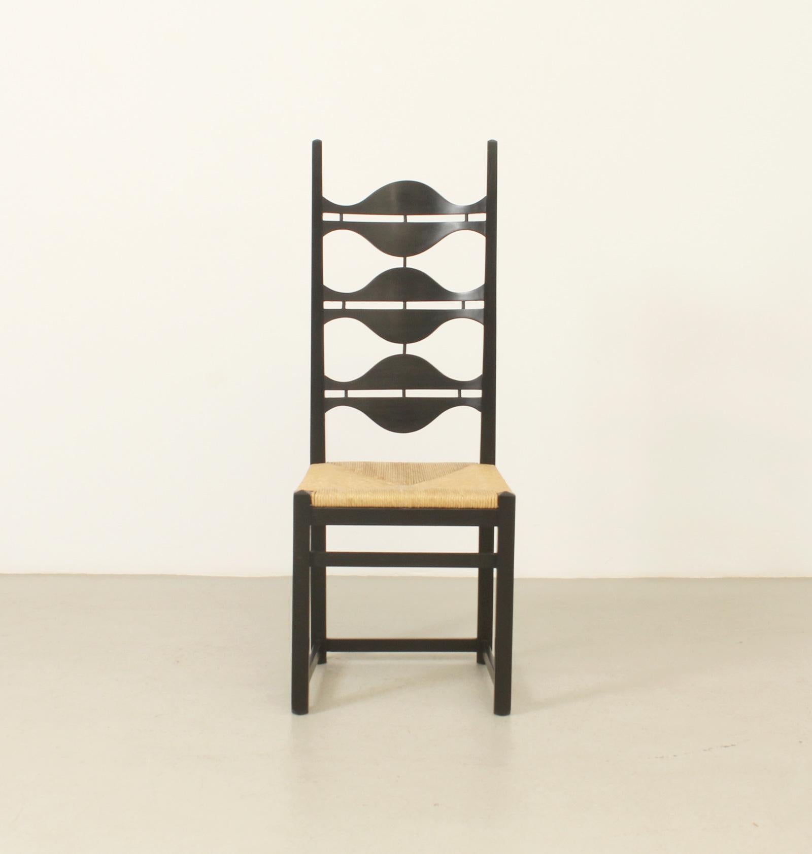Set of Six Olot Dining Chairs by Jordi Vilanova, Spain, 1962 8