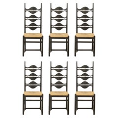 Set of Six Olot Dining Chairs by Jordi Vilanova, Spain, 1962