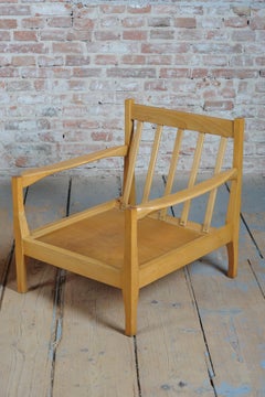 Set of Six Original Mid-Century Armchairs, by Jitona Soběslav, Czech. 1960s