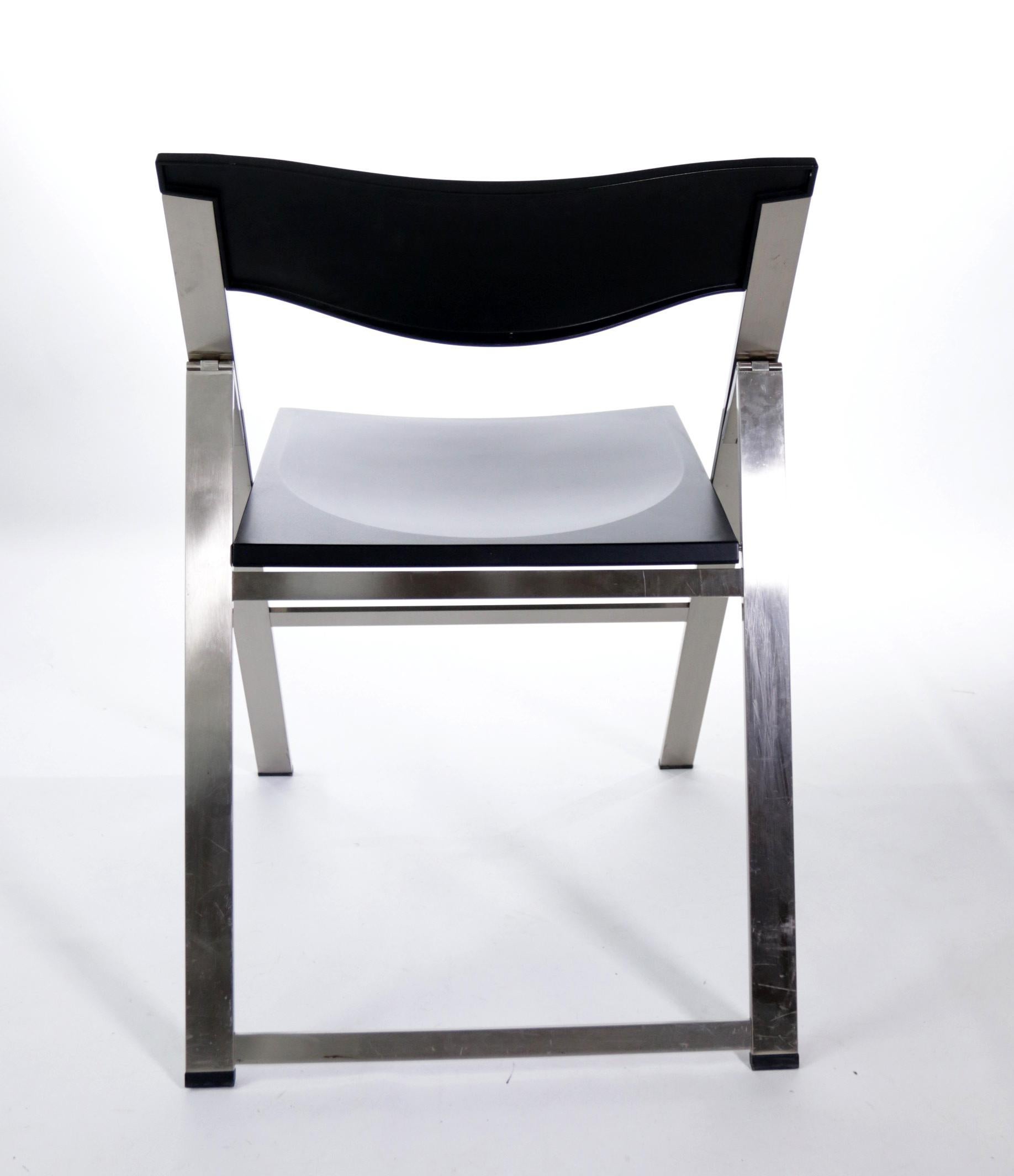 Ensemble de six chaises pliantes P08 de Justus Kolberg pour Tecno, Italie en vente 10