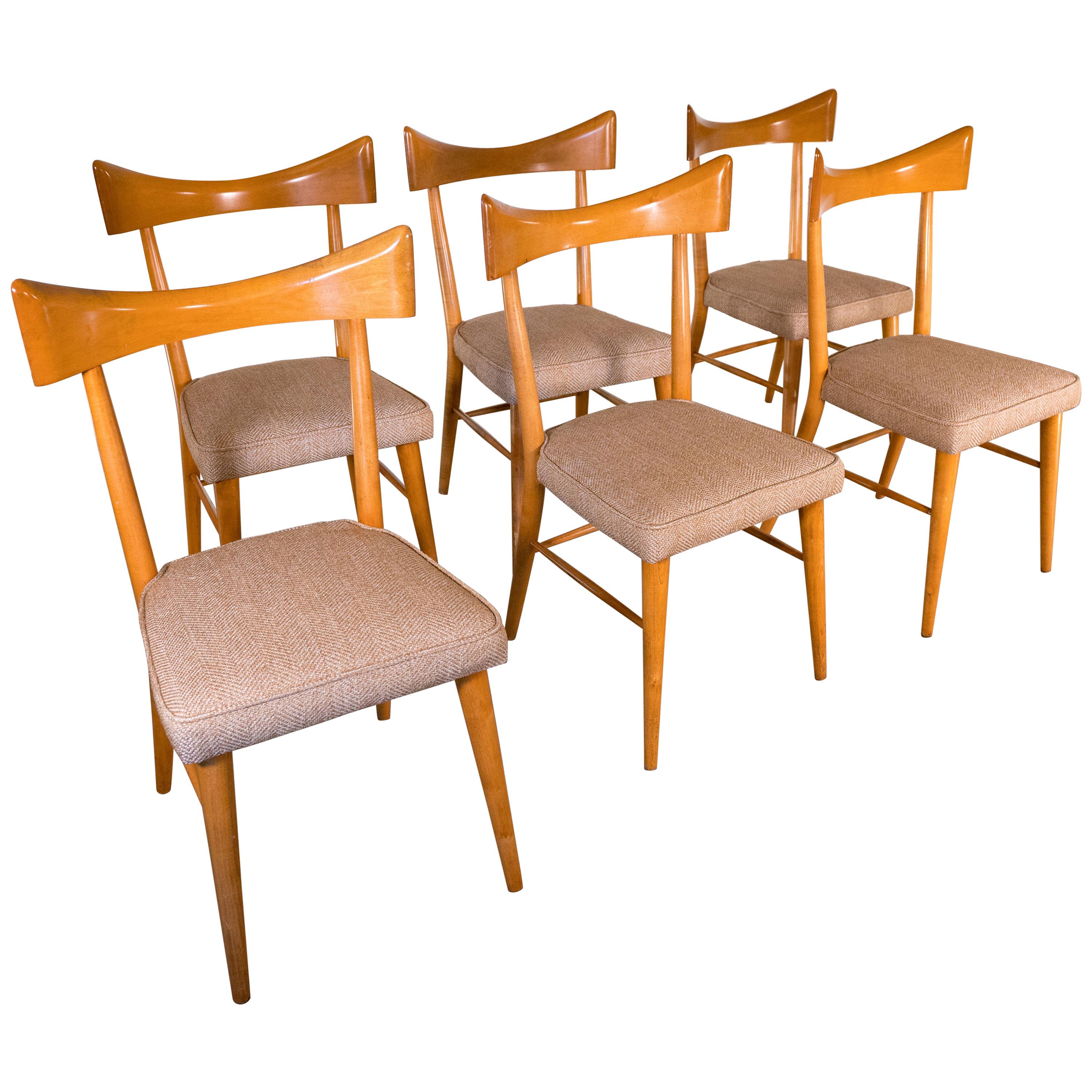 Set of Six Paul McCobb for Planner Group Dining Chairs