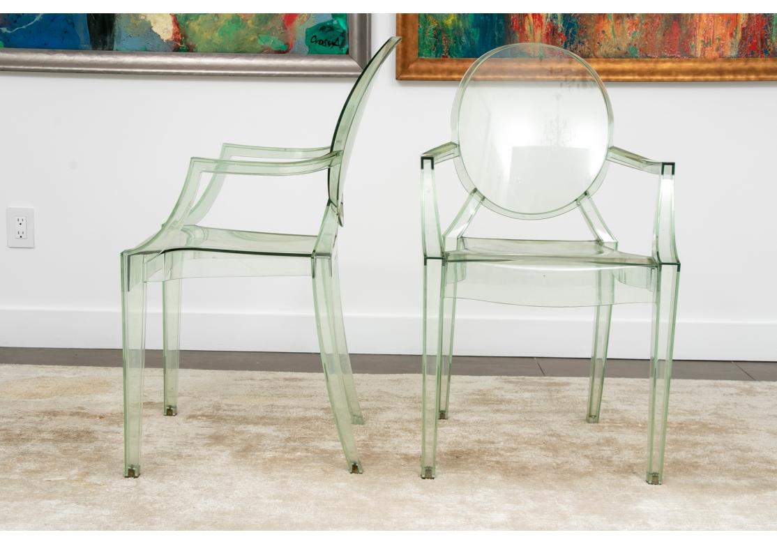 20th Century Set of Six Philippe Starck Ghost Armchairs for Kartell For Sale
