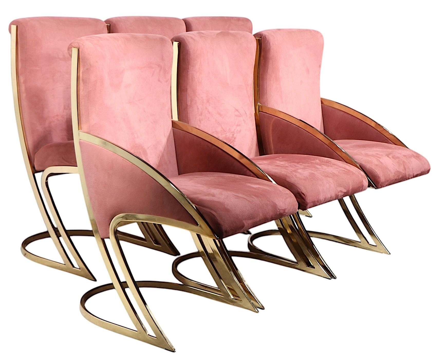 Set di sei sedie da pranzo Pierre Cardin & Z  da Contemporary Shells Inc. c. 1970 in vendita 3