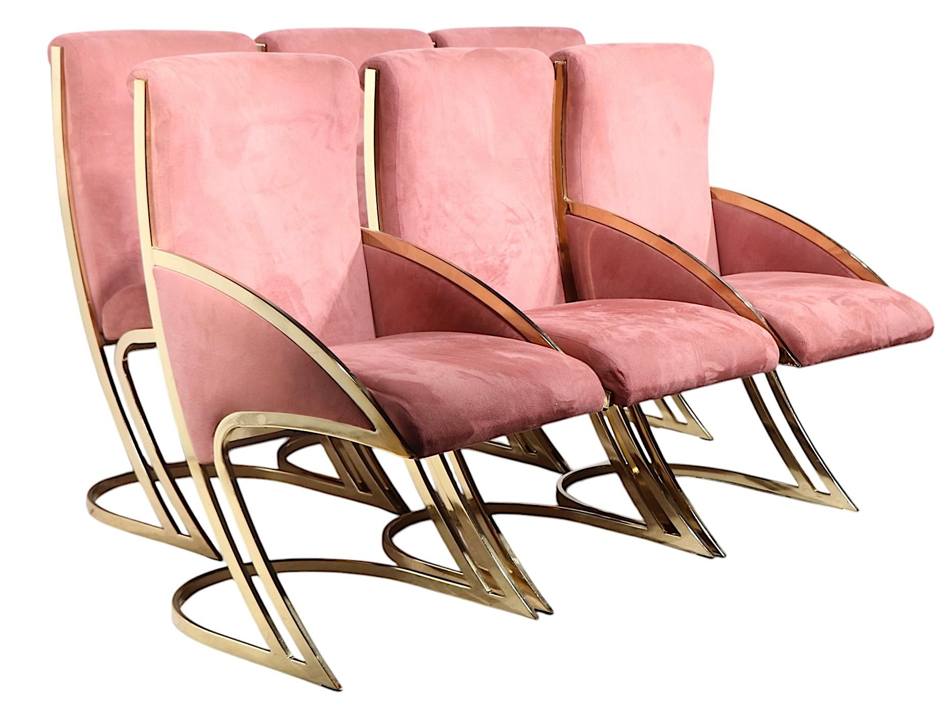 Set di sei sedie da pranzo Pierre Cardin & Z  da Contemporary Shells Inc. c. 1970 in vendita 4
