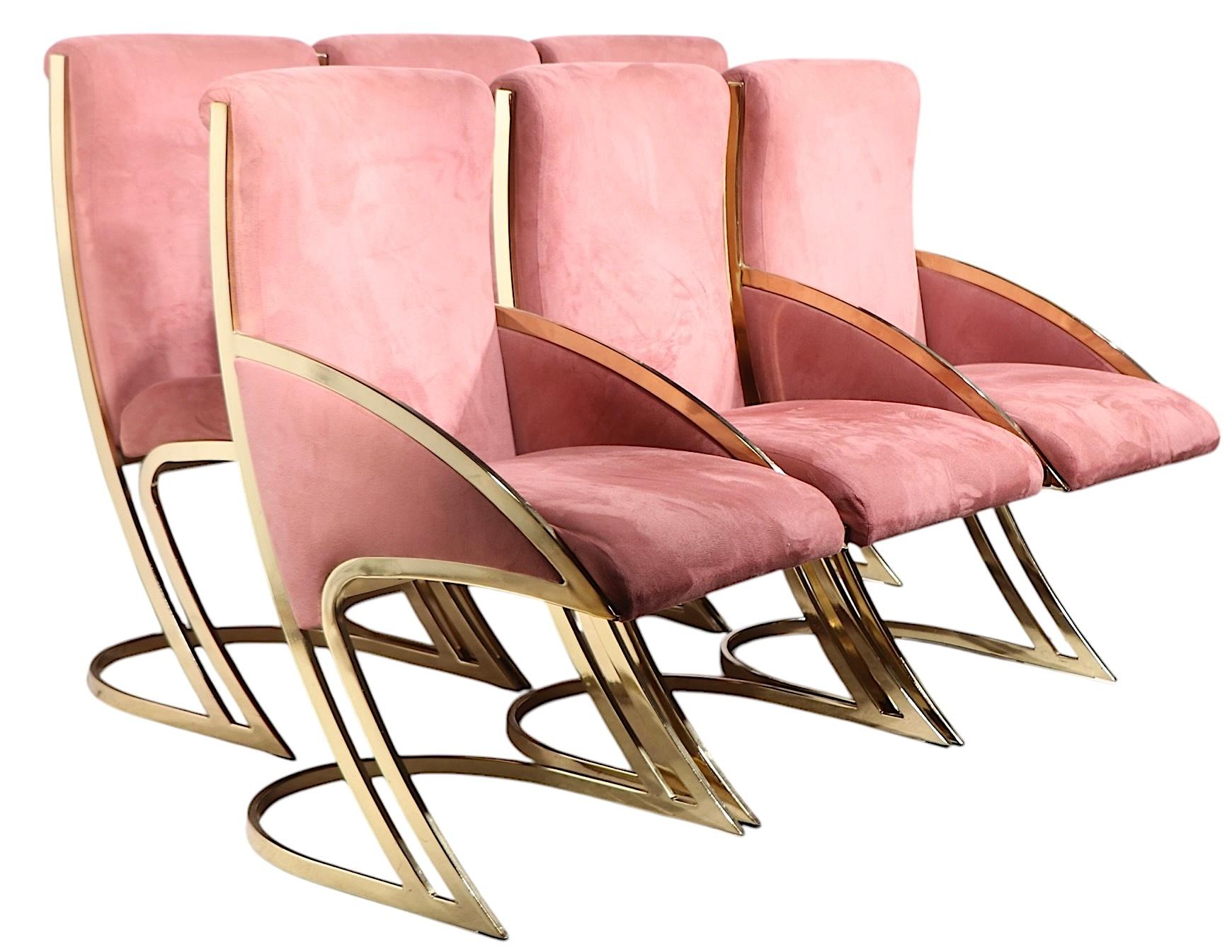 Set di sei sedie da pranzo Pierre Cardin & Z  da Contemporary Shells Inc. c. 1970 in vendita 5