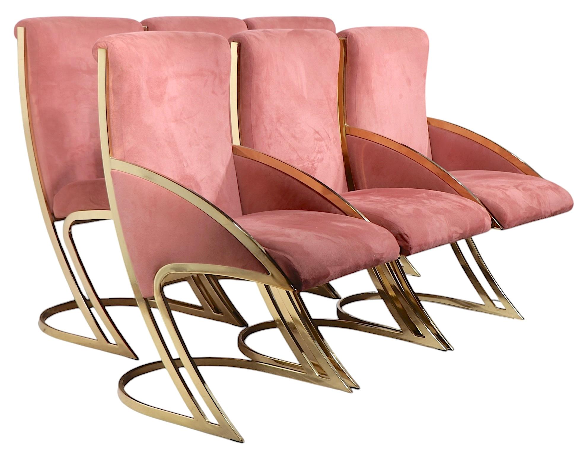 Set di sei sedie da pranzo Pierre Cardin & Z  da Contemporary Shells Inc. c. 1970 in vendita 7