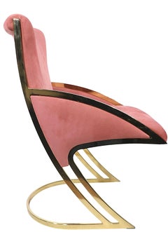 Set of Six Pierre Cardin Z Dining Chairs  by Contemporary Shells Inc. c. 1970's