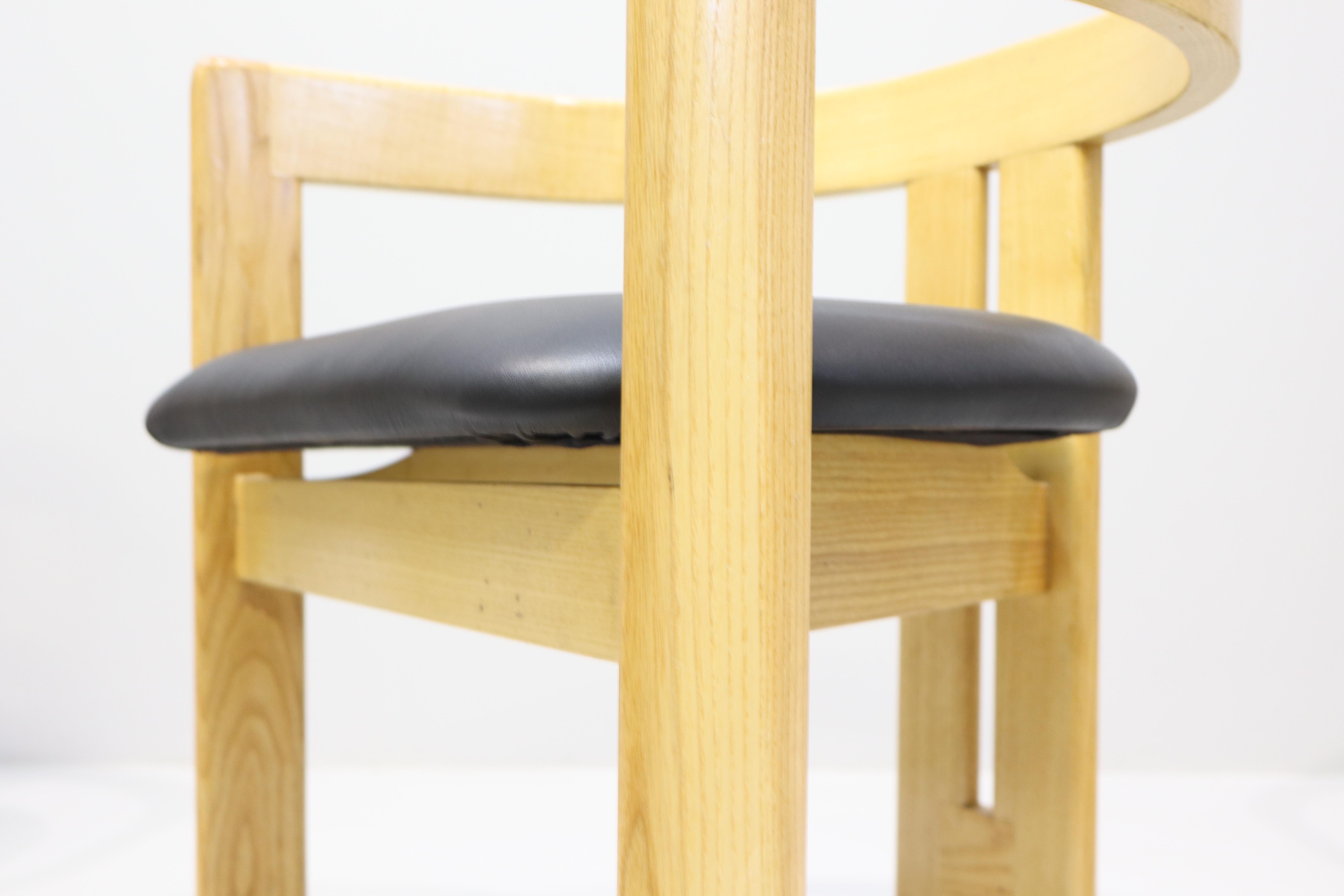 Set of Six Pigreco Chairs by Afra & Tobia Scarpa for Gavina, Italy, 1960s For Sale 3