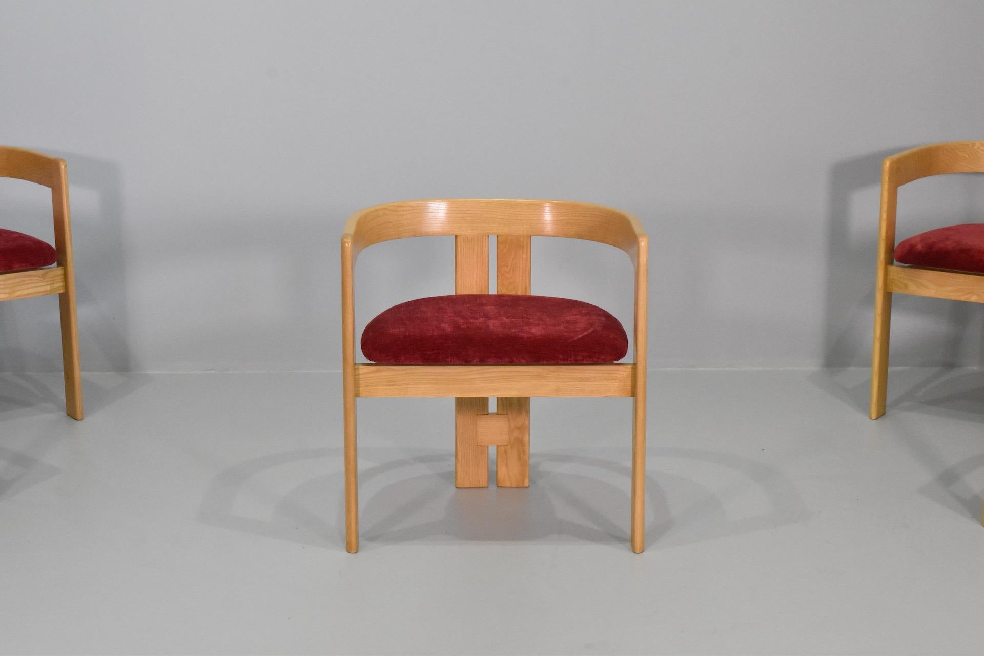 Ensemble de six chaises Pigreco par Afra & Tobia Scarpa pour Gavina, Italie, années 1960 en vente 3