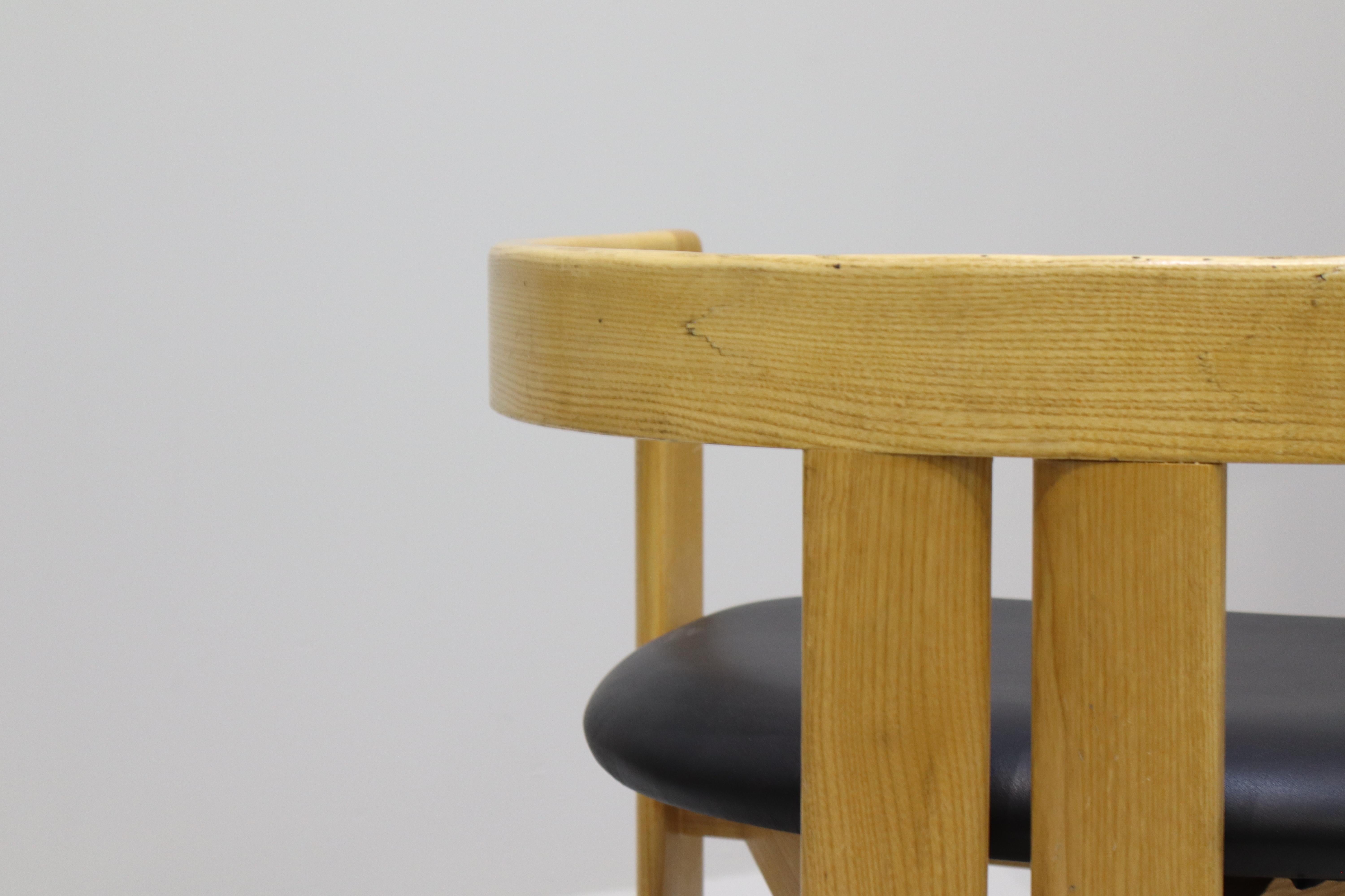 Set of Six Pigreco Chairs by Afra & Tobia Scarpa for Gavina, Italy, 1960s For Sale 8