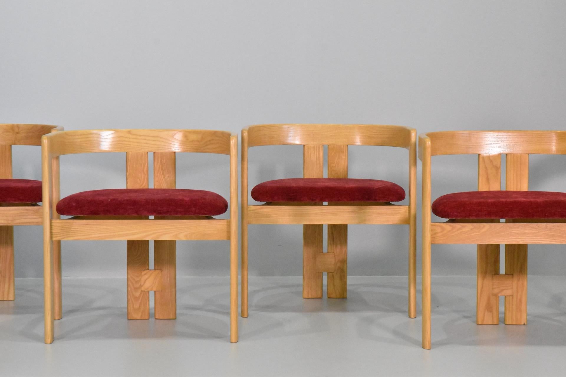 Fabuleux ensemble de six chaises 