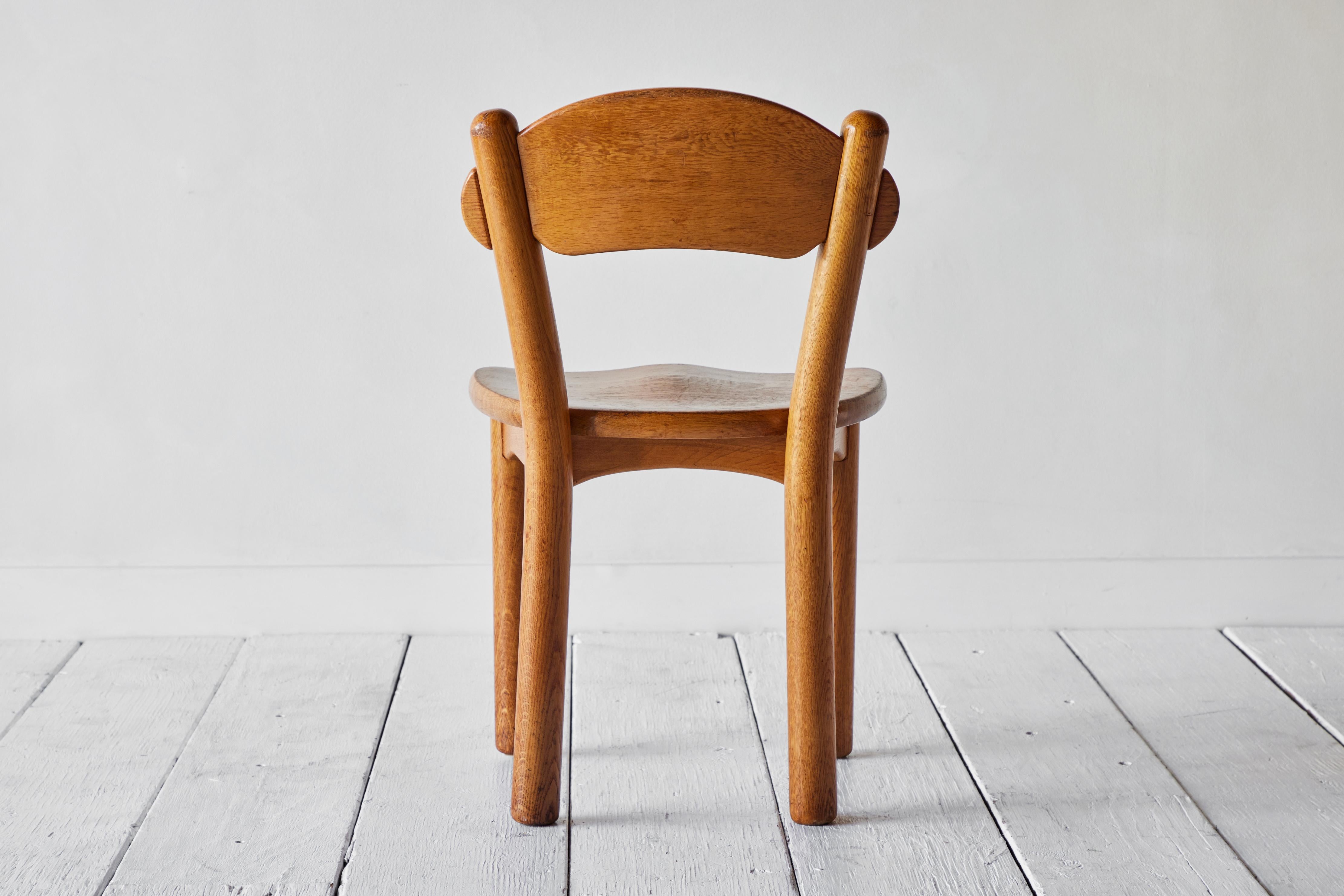 Wood Set of Six Pine Rainer Daumiller Chairs