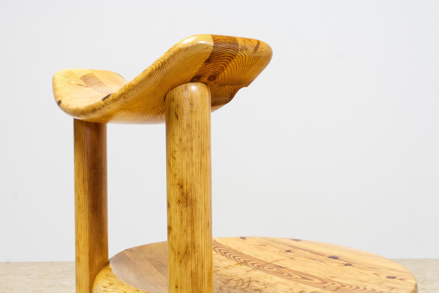 Set of Six Pine Wooden Chairs by Rainer Daumiller for Hirtshals Savvaerk, 1970s 3
