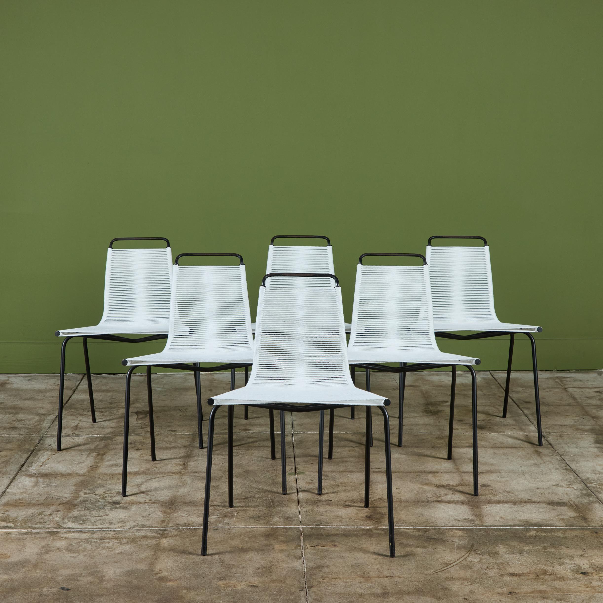 Set of Six PK-1 Dining Chairs by Poul Kjaerholm For Sale 8