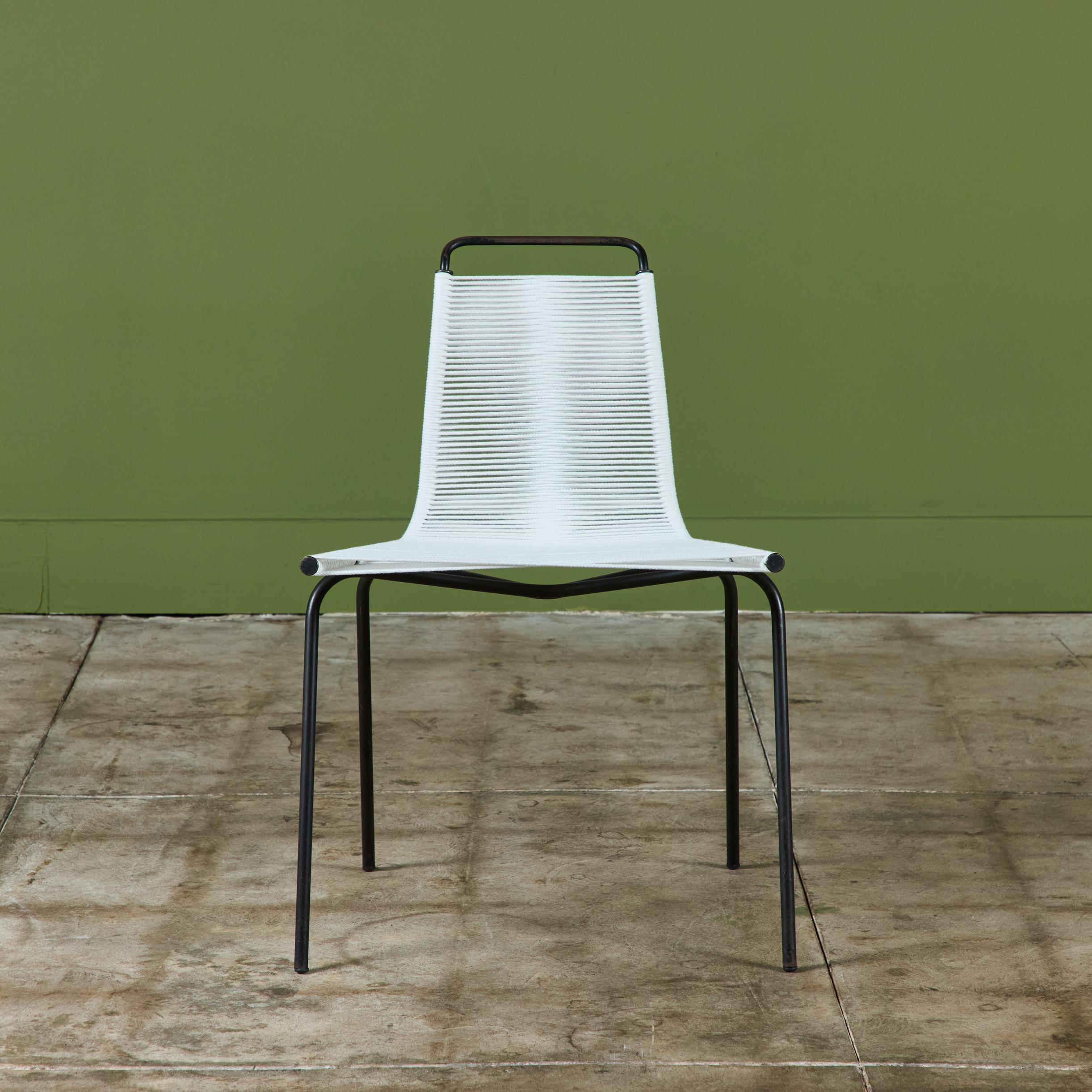 Danish Set of Six PK-1 Dining Chairs by Poul Kjaerholm For Sale