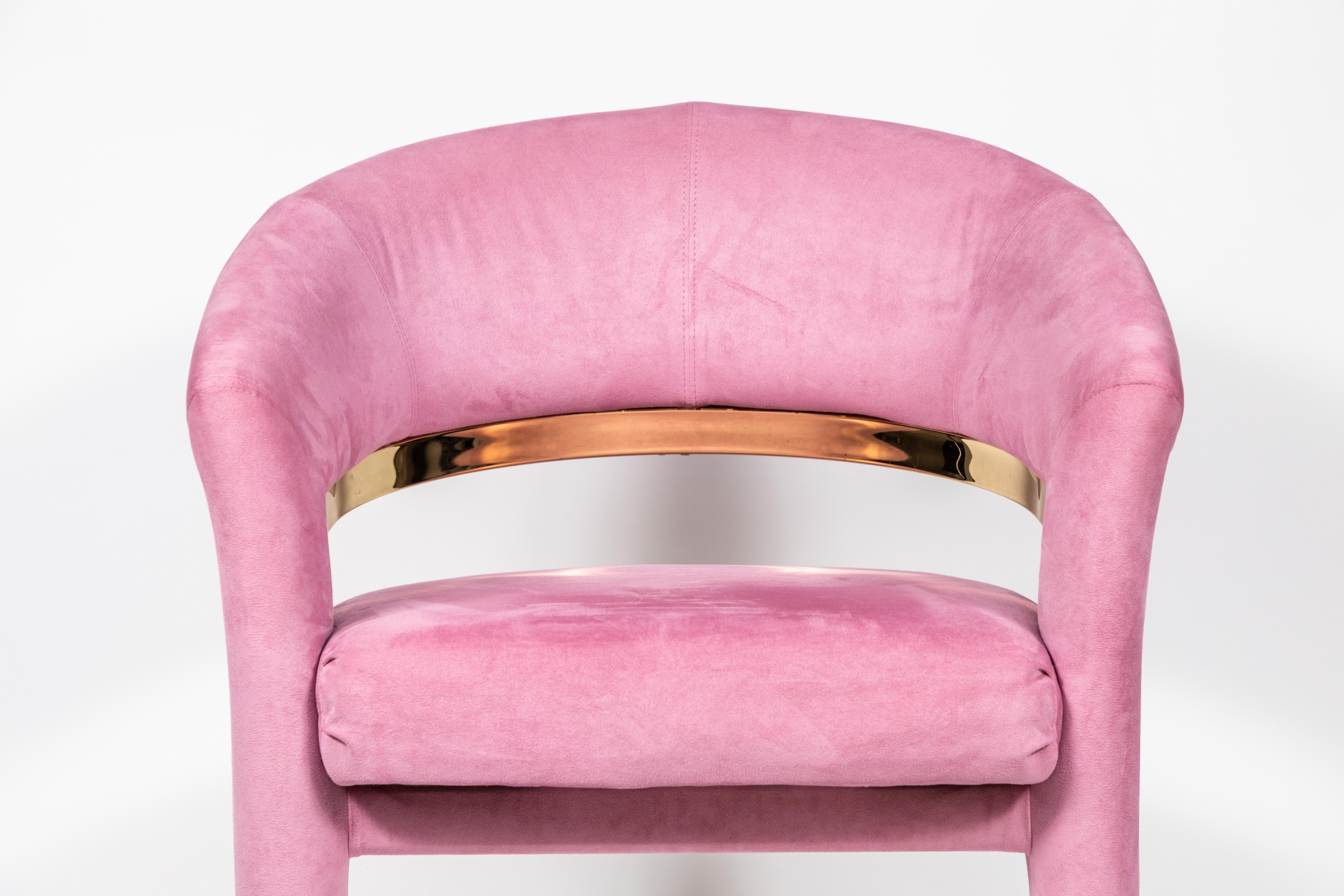 Set of Six Polished Brass Dining Chairs by Carson of High Point at 1stDibs