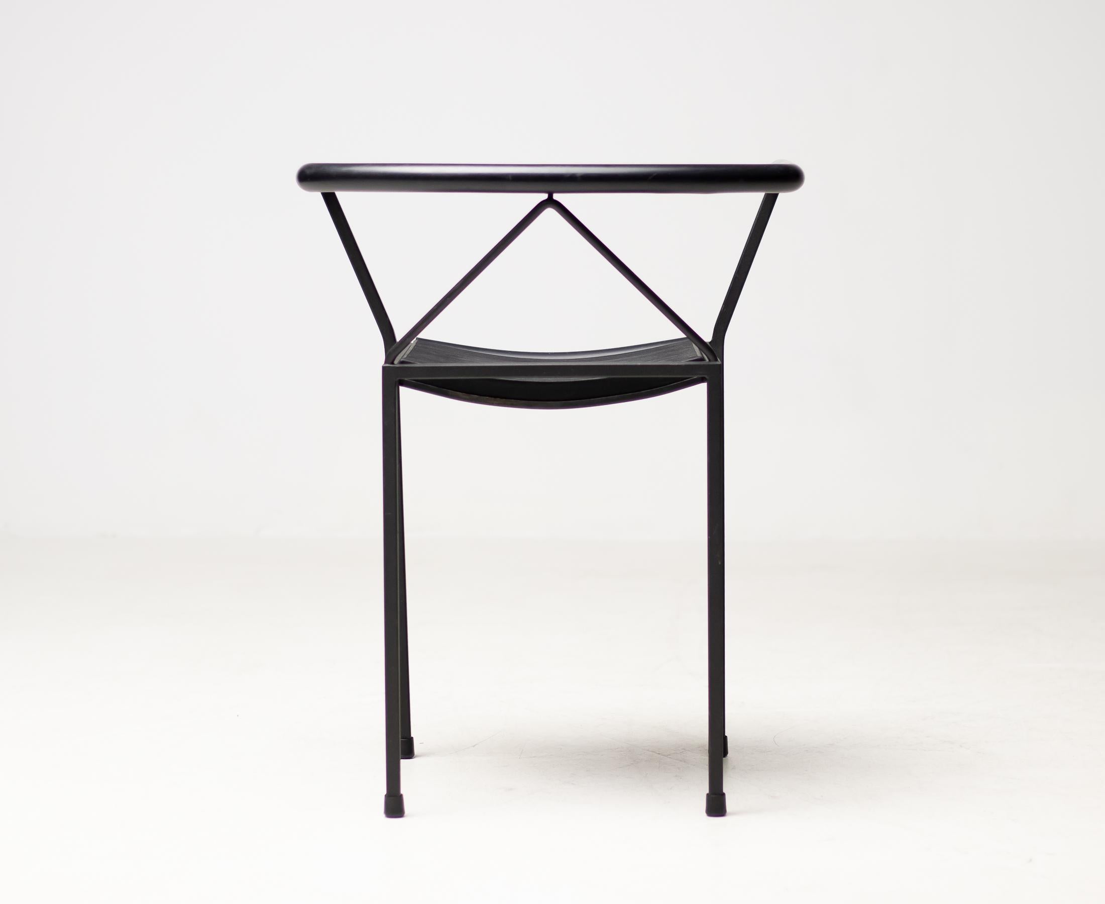 Italian Set of Six Poltroncina Chairs by Maurizio Peregalli
