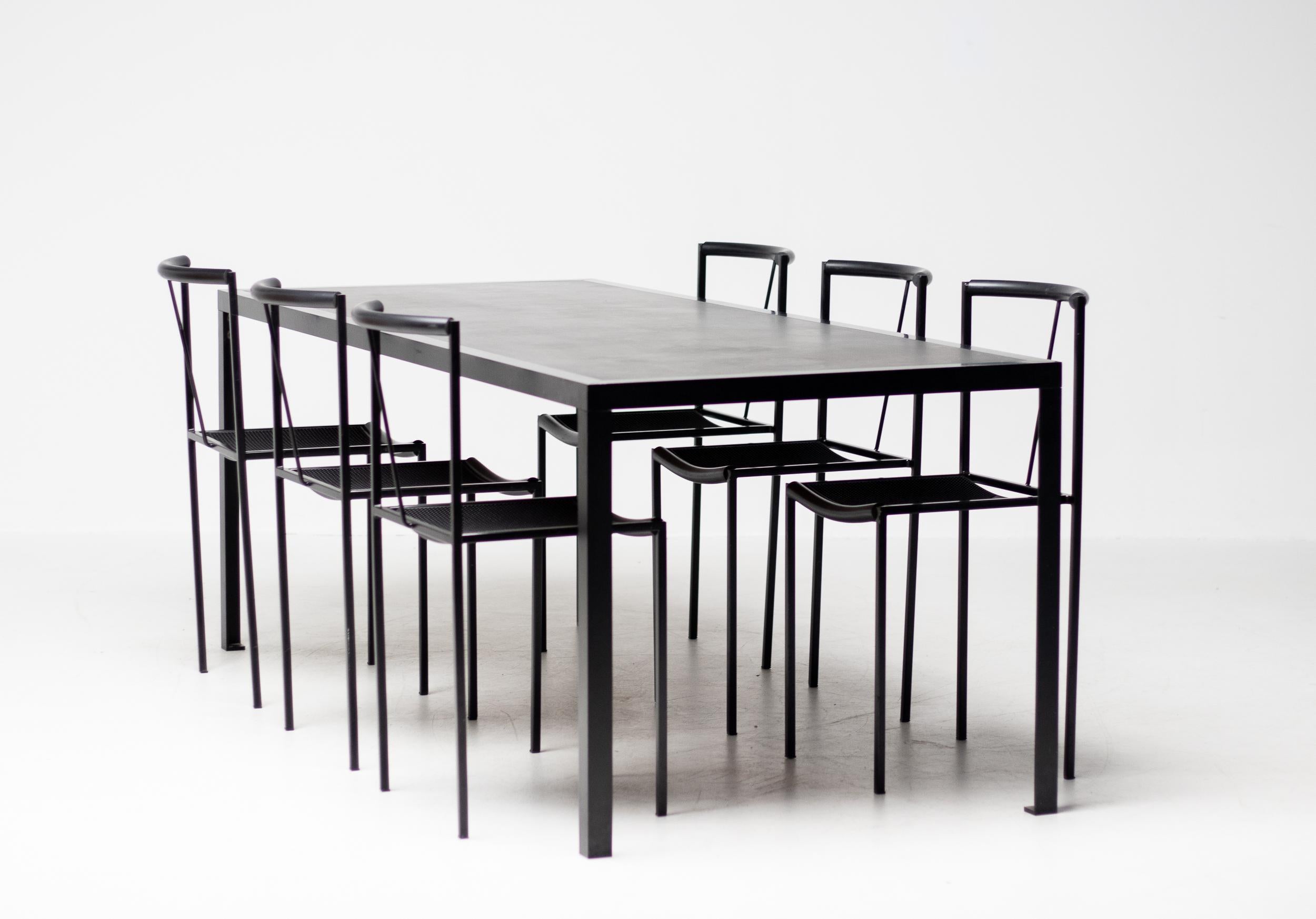 Set of Six Poltroncina Chairs by Maurizio Peregalli 1