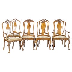 Set of Six Portuguese Chairs and Two Chairs D. João v of the 18th Century