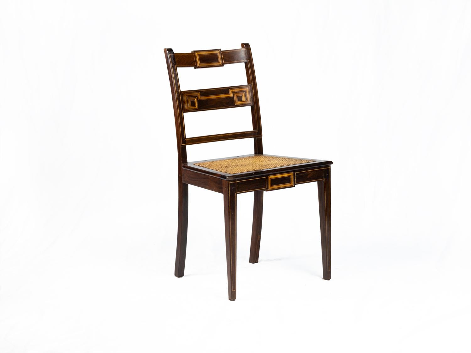 Satz von sechs portugiesischen Stühlen, 20. Jahrhundert (Barock) im Angebot
