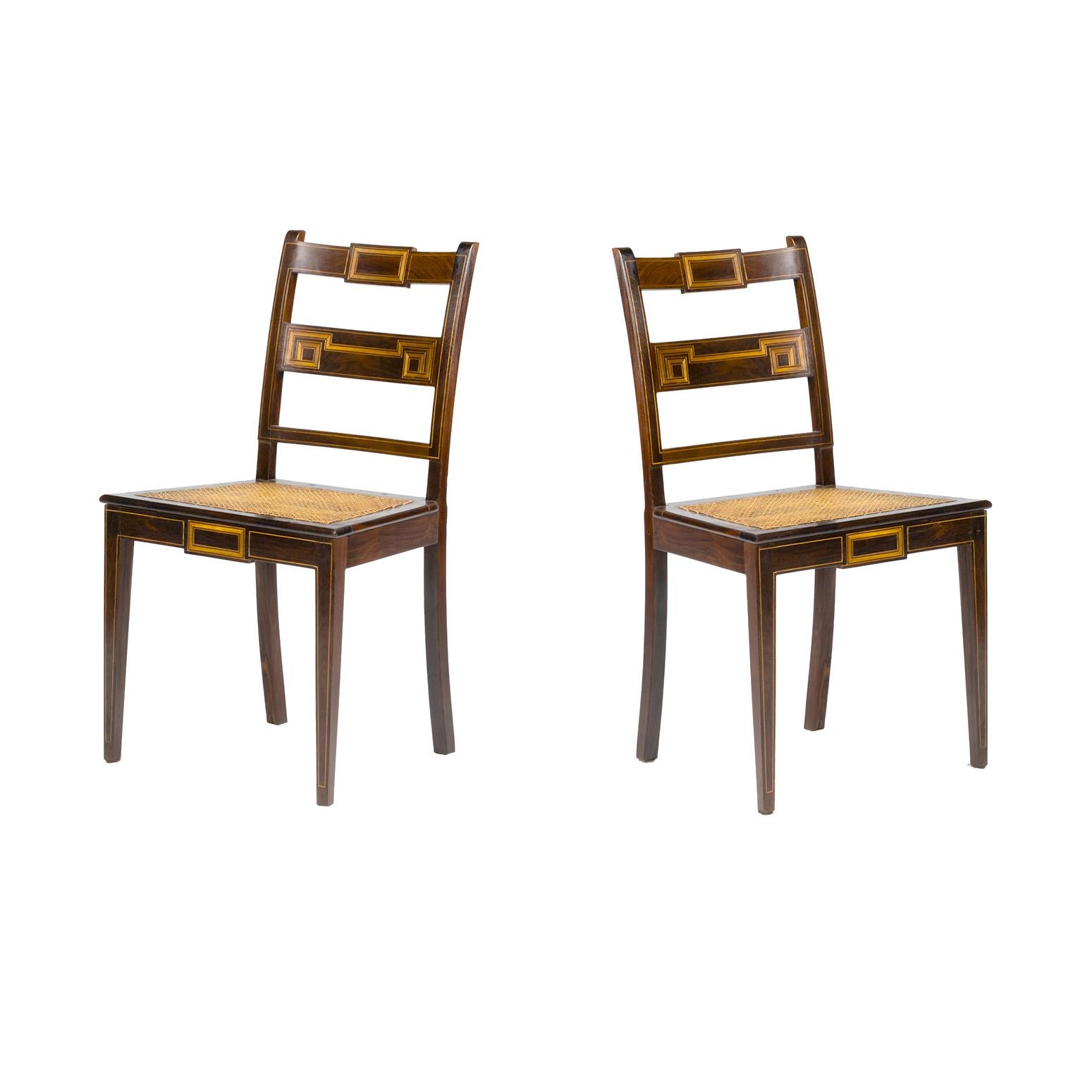 Set of Six Portuguese Chairs, 20th Century For Sale 3