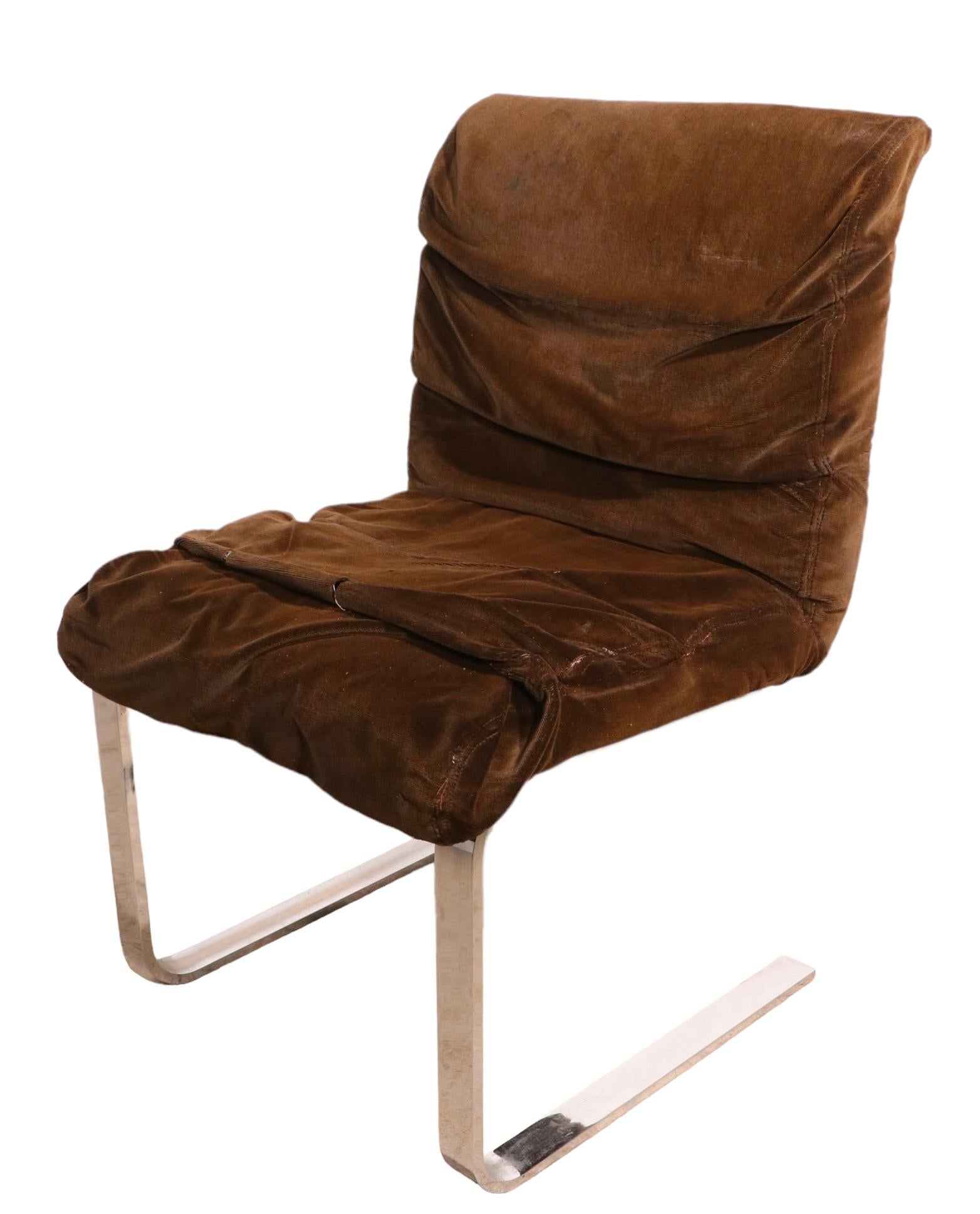 Set of Six Post Modern Lugano  Dining Chairs by Pace 3