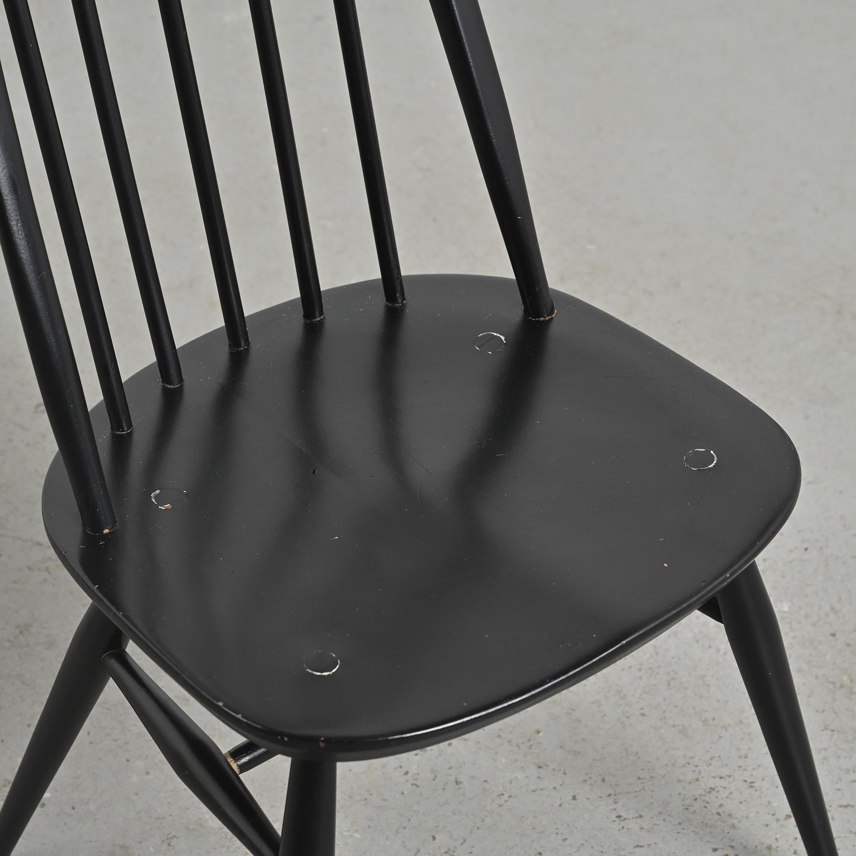 Set of Six Quaker Chairs by Lucian Ercolani, Ercol Edition, circa 1960 5