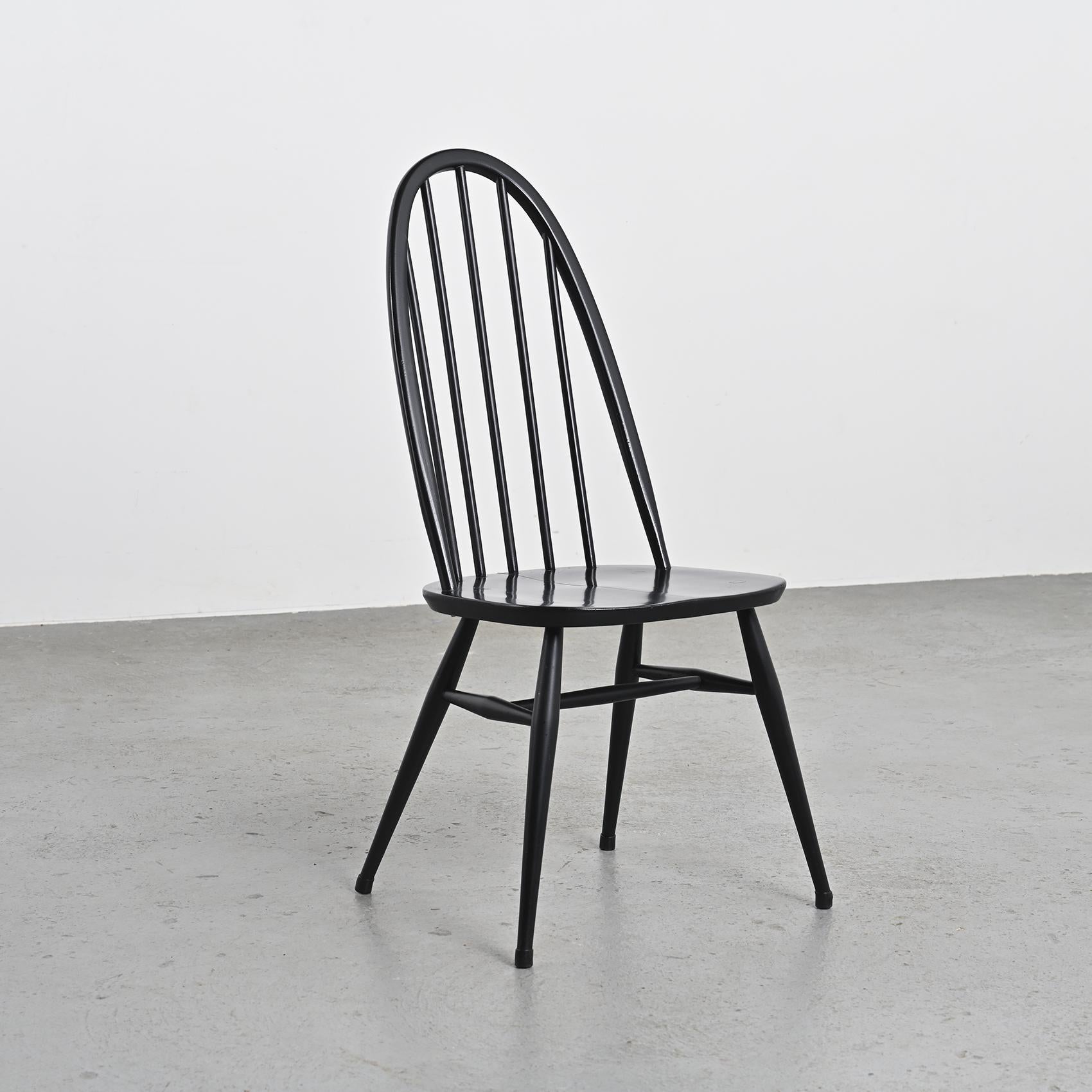 Set of Six Quaker Chairs by Lucian Ercolani, Ercol Edition, circa 1960 3