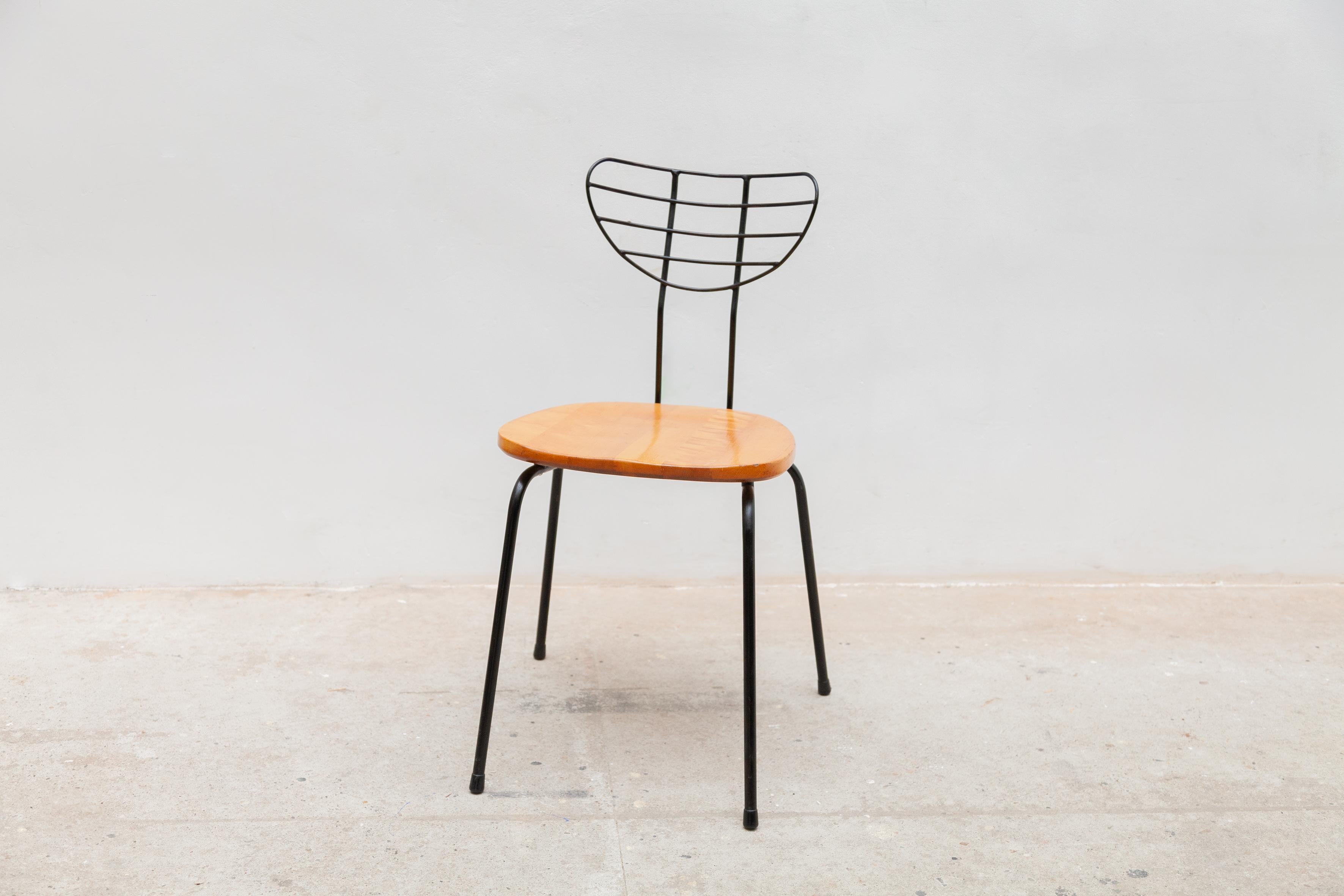Sechser-Set „Radar“-Stühle, entworfen von Willy Van Der Meeren für Tubax, Belgien (Belgisch) im Angebot