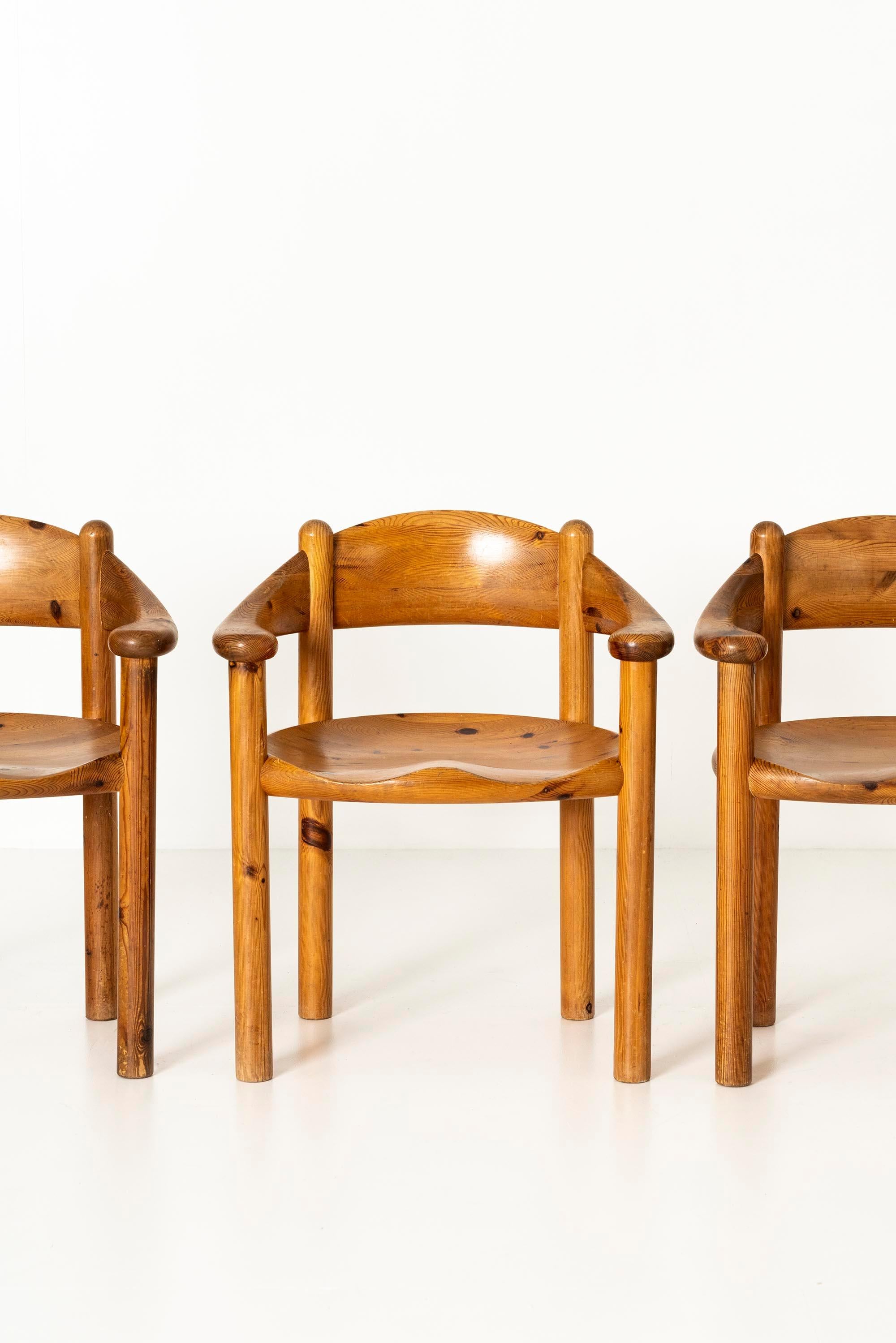 Danish Set of Six Rainer Daumiller Chairs for Hirtshals Sawmill, Denmark, 1960s