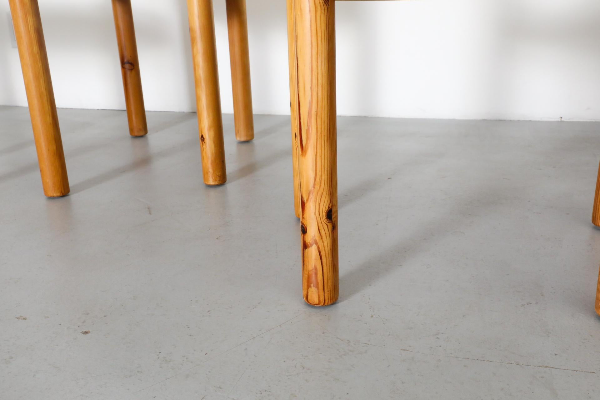 Set of Six Rainer Daumiller for Hirtshals Savvaerk Pine Dining Chairs 8