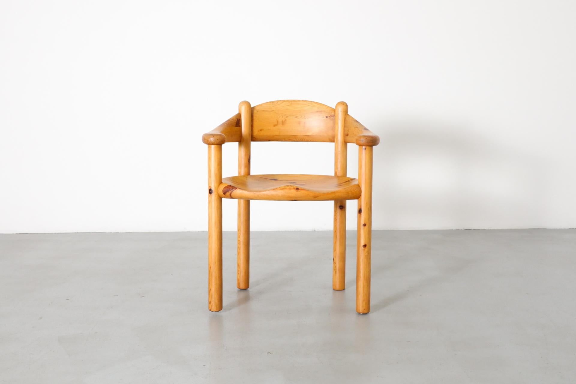 Set of Six Rainer Daumiller for Hirtshals Savvaerk Pine Dining Chairs 9