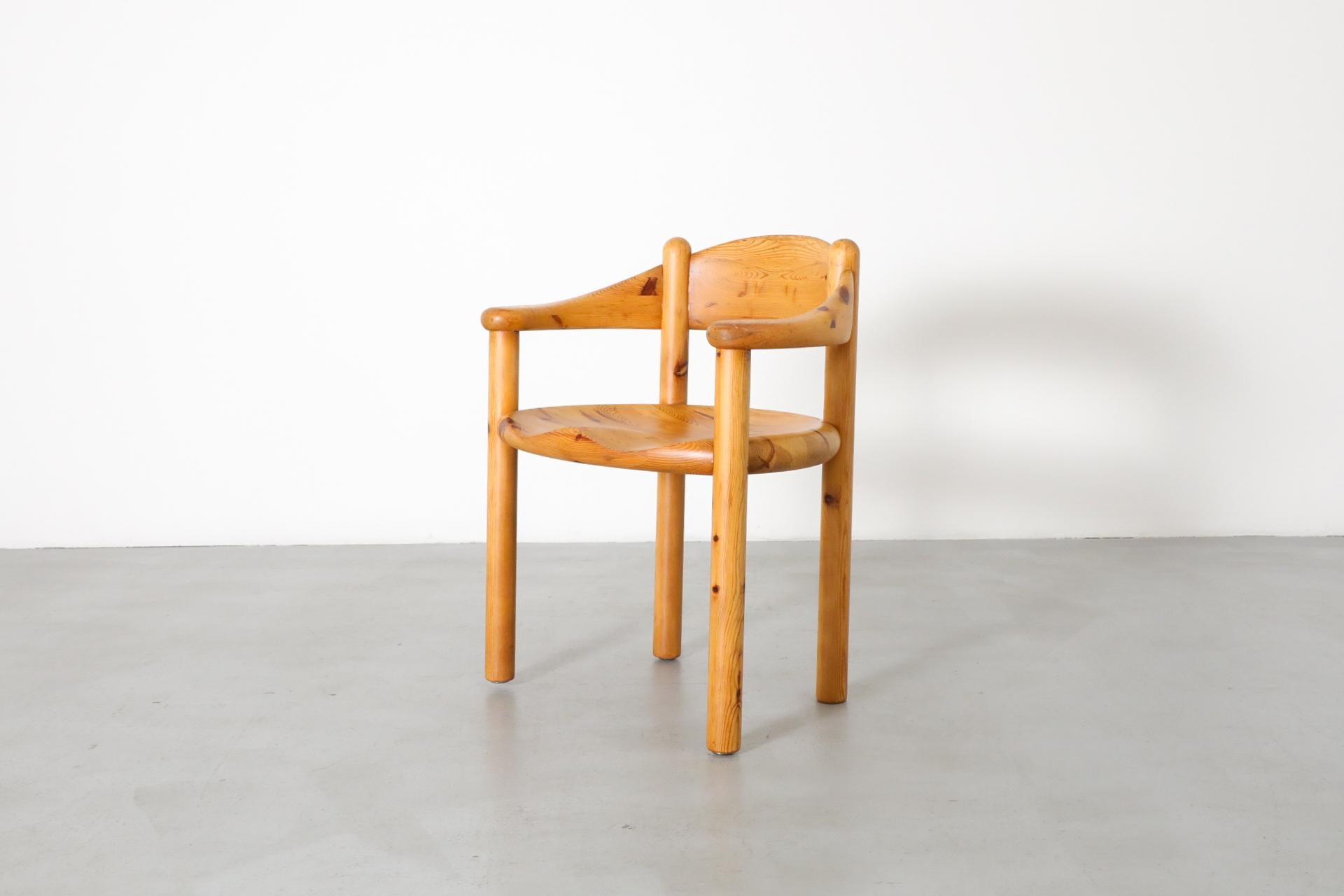 Set of Six Rainer Daumiller for Hirtshals Savvaerk Pine Dining Chairs 10