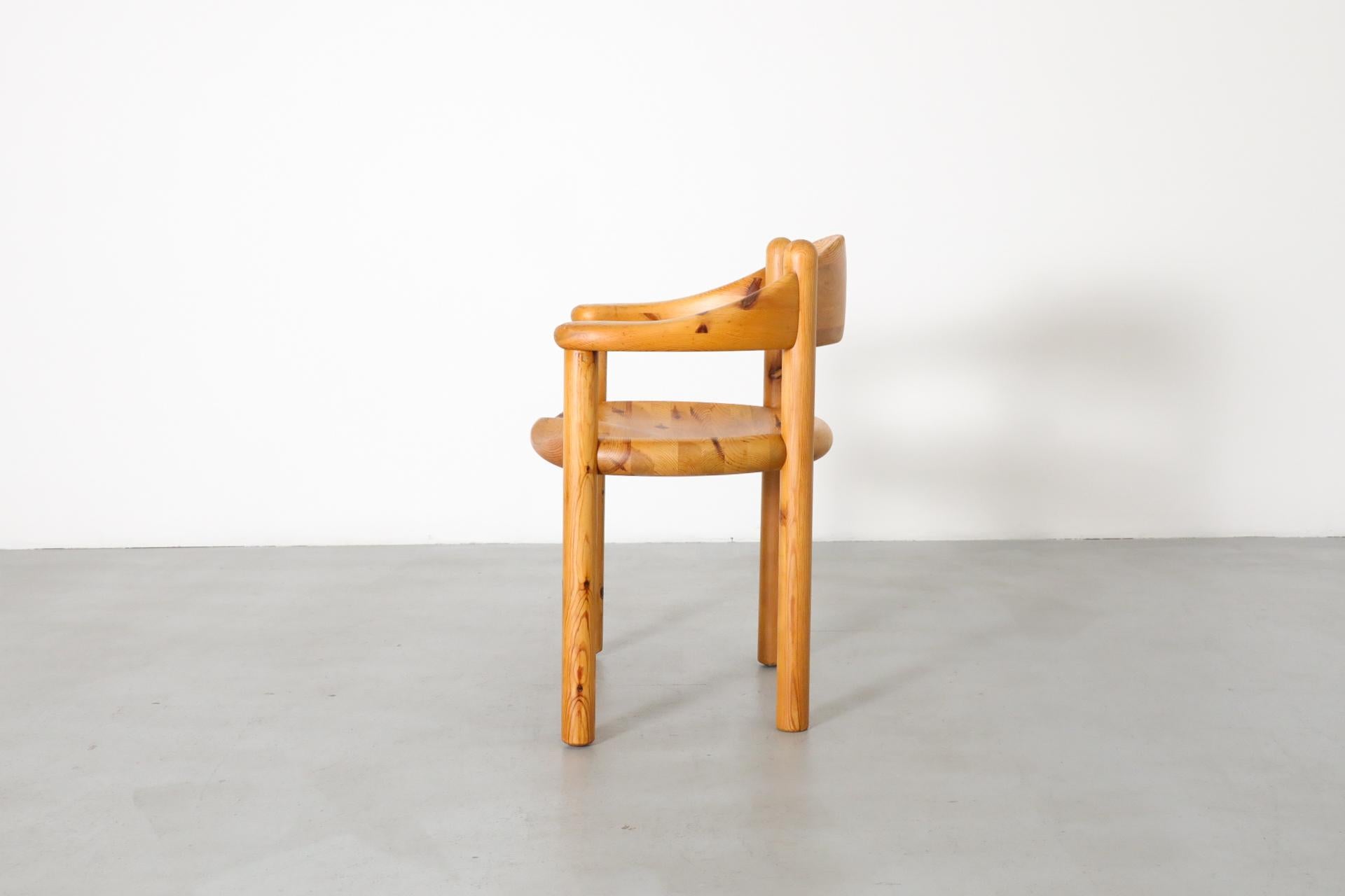 Set of Six Rainer Daumiller for Hirtshals Savvaerk Pine Dining Chairs 11