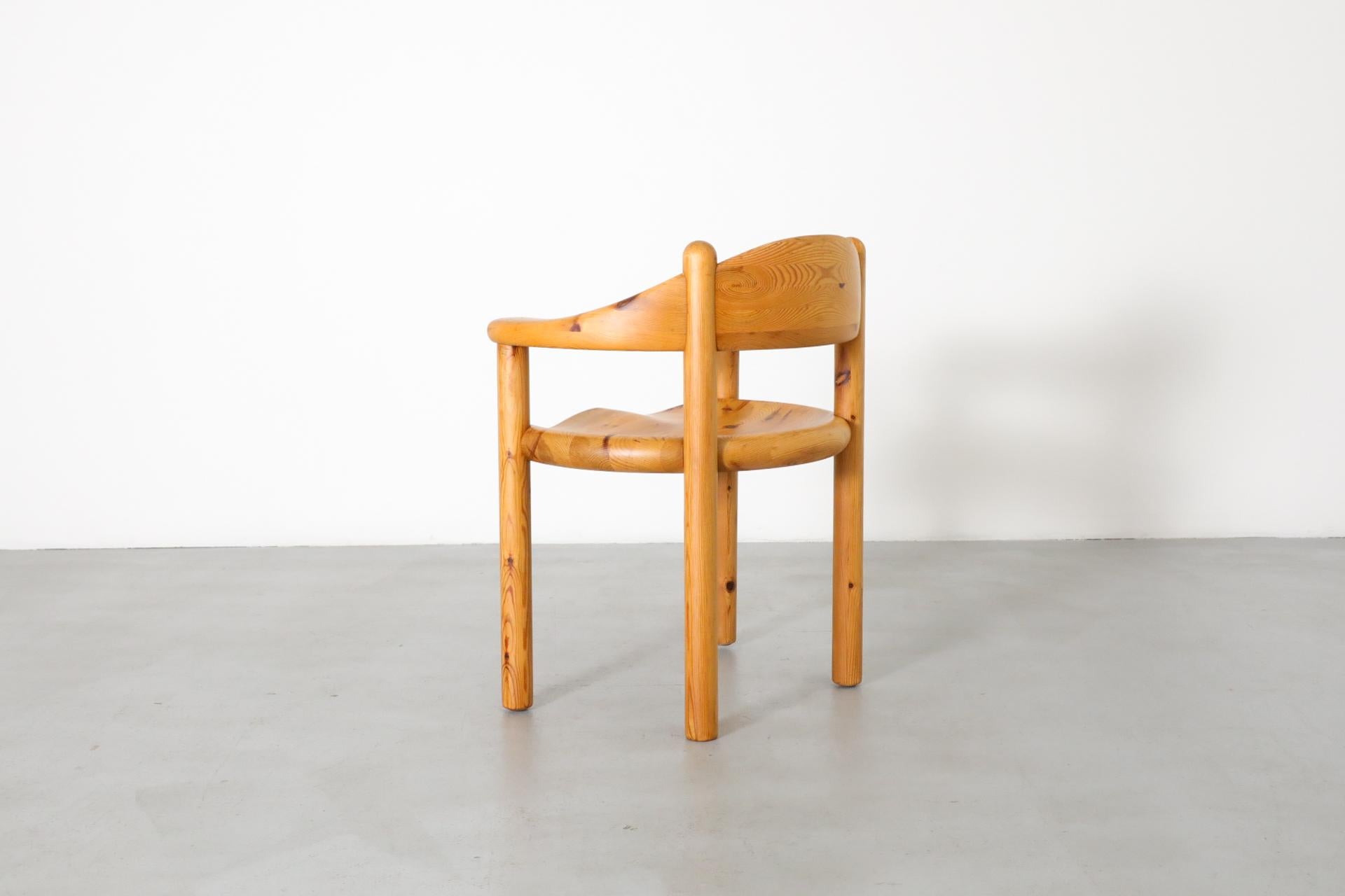Set of Six Rainer Daumiller for Hirtshals Savvaerk Pine Dining Chairs 12
