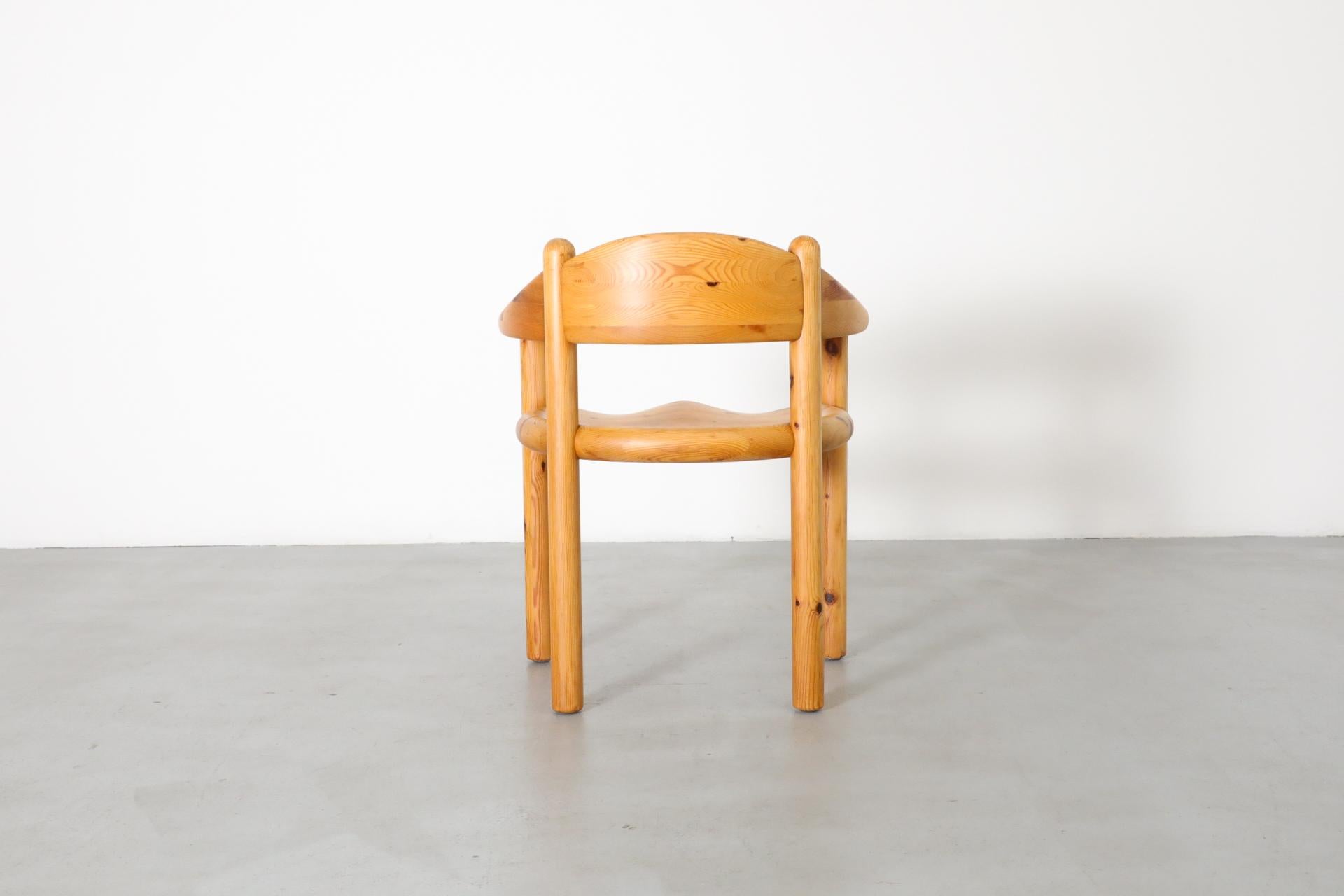 Set of Six Rainer Daumiller for Hirtshals Savvaerk Pine Dining Chairs 13