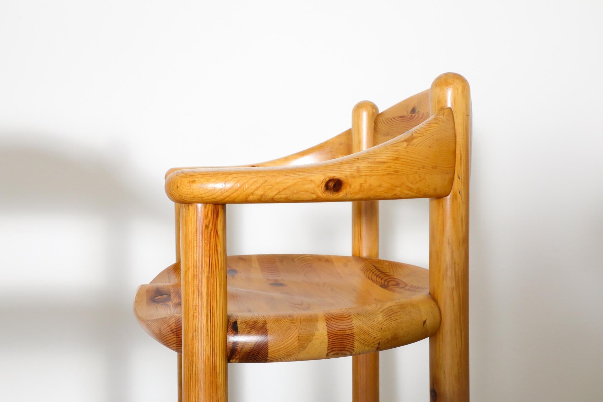 Set of Six Rainer Daumiller for Hirtshals Savvaerk Pine Dining Chairs In Good Condition In Los Angeles, CA