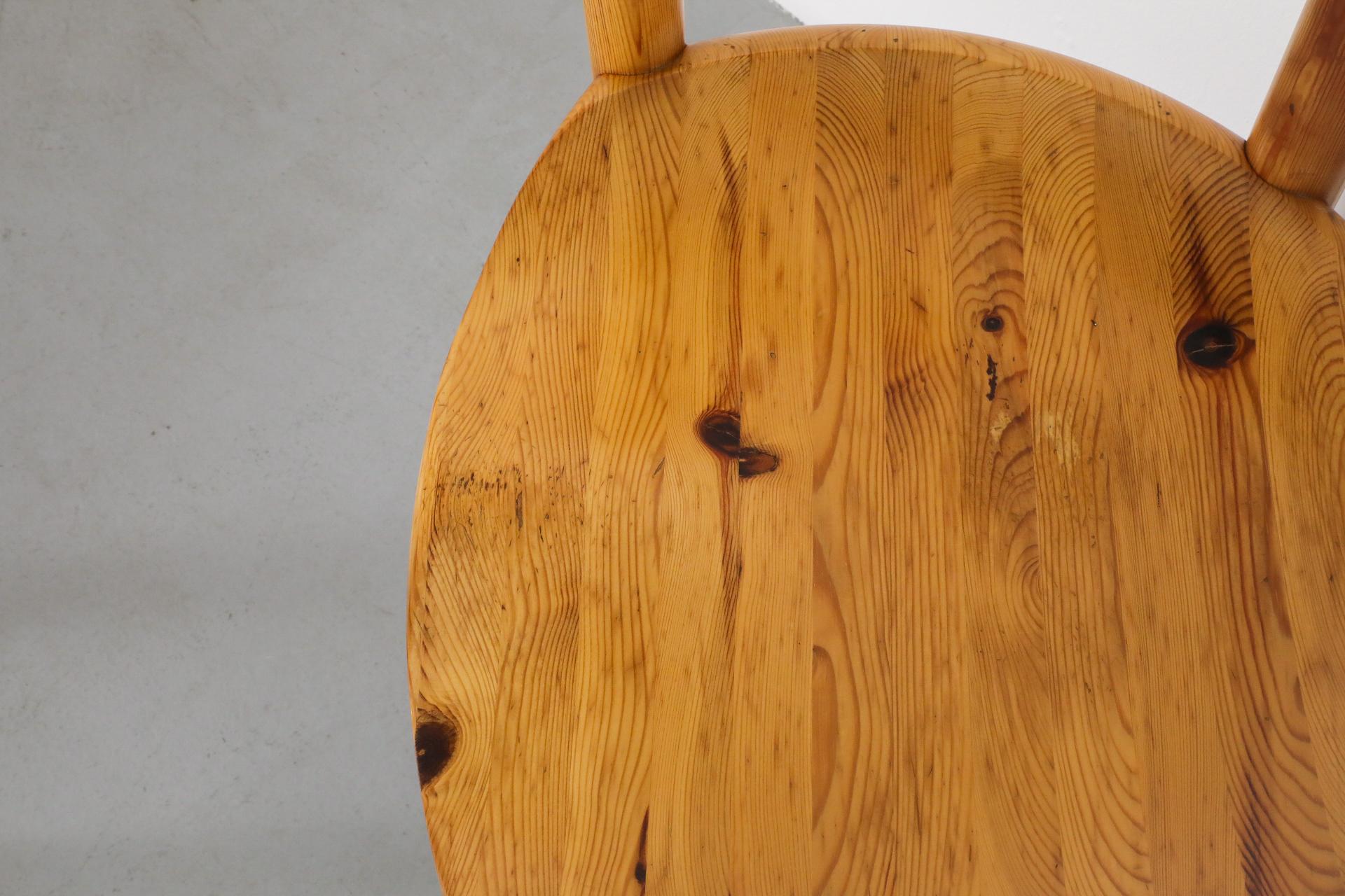 Set of Six Rainer Daumiller for Hirtshals Savvaerk Pine Dining Chairs 2