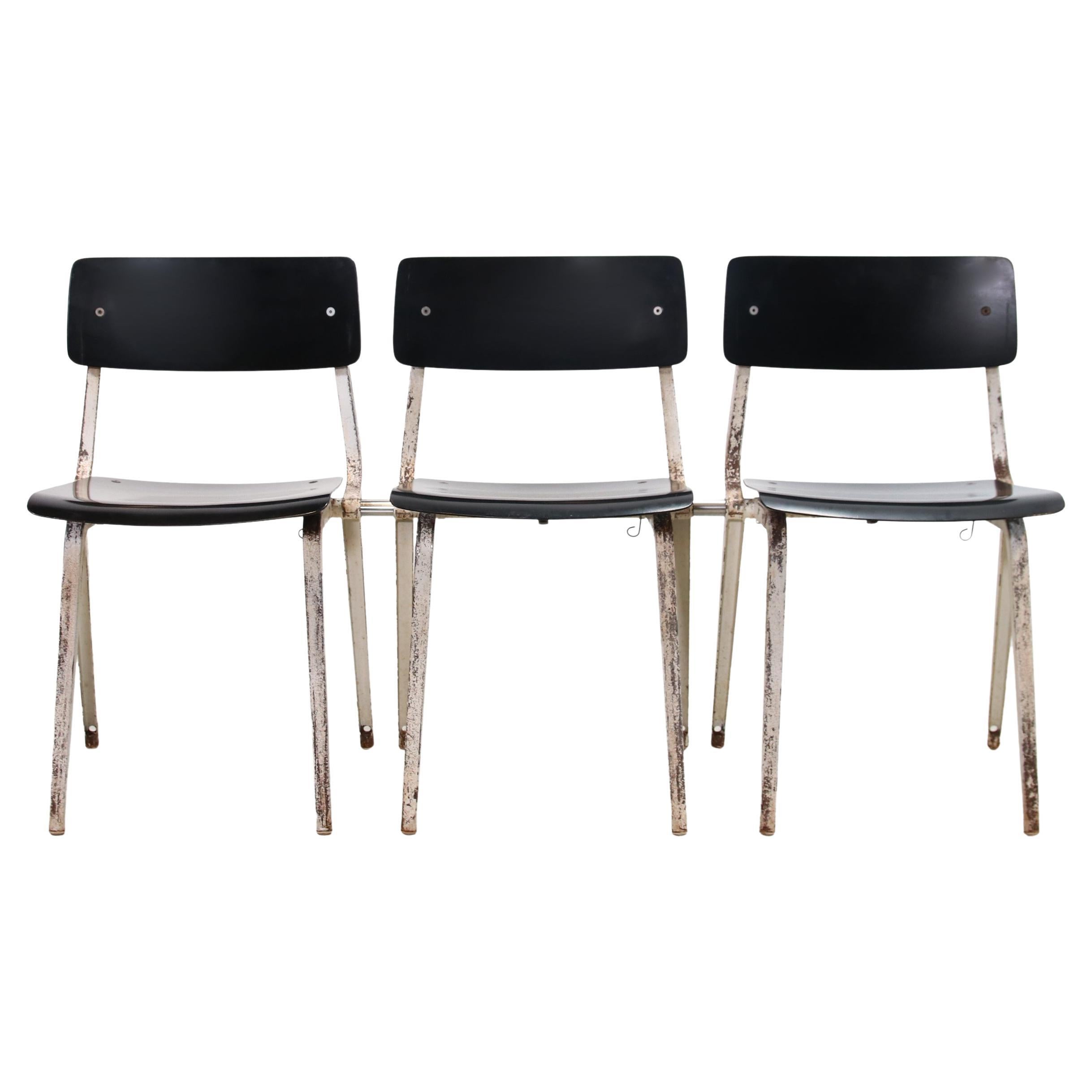 Set of six rare Friso Kramer Revolt theater chairs For Sale