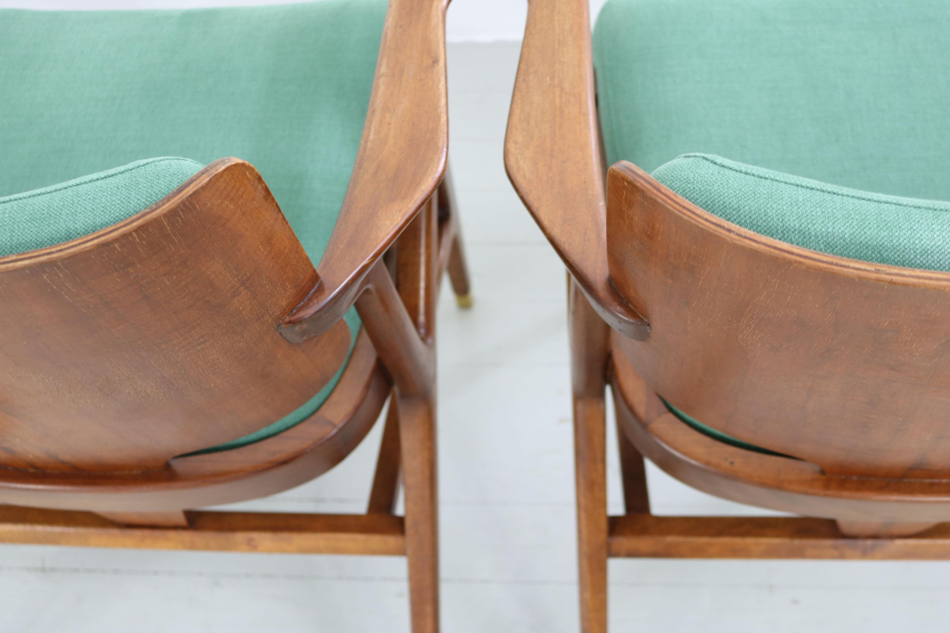Ensemble de six fauteuils de salle à manger 