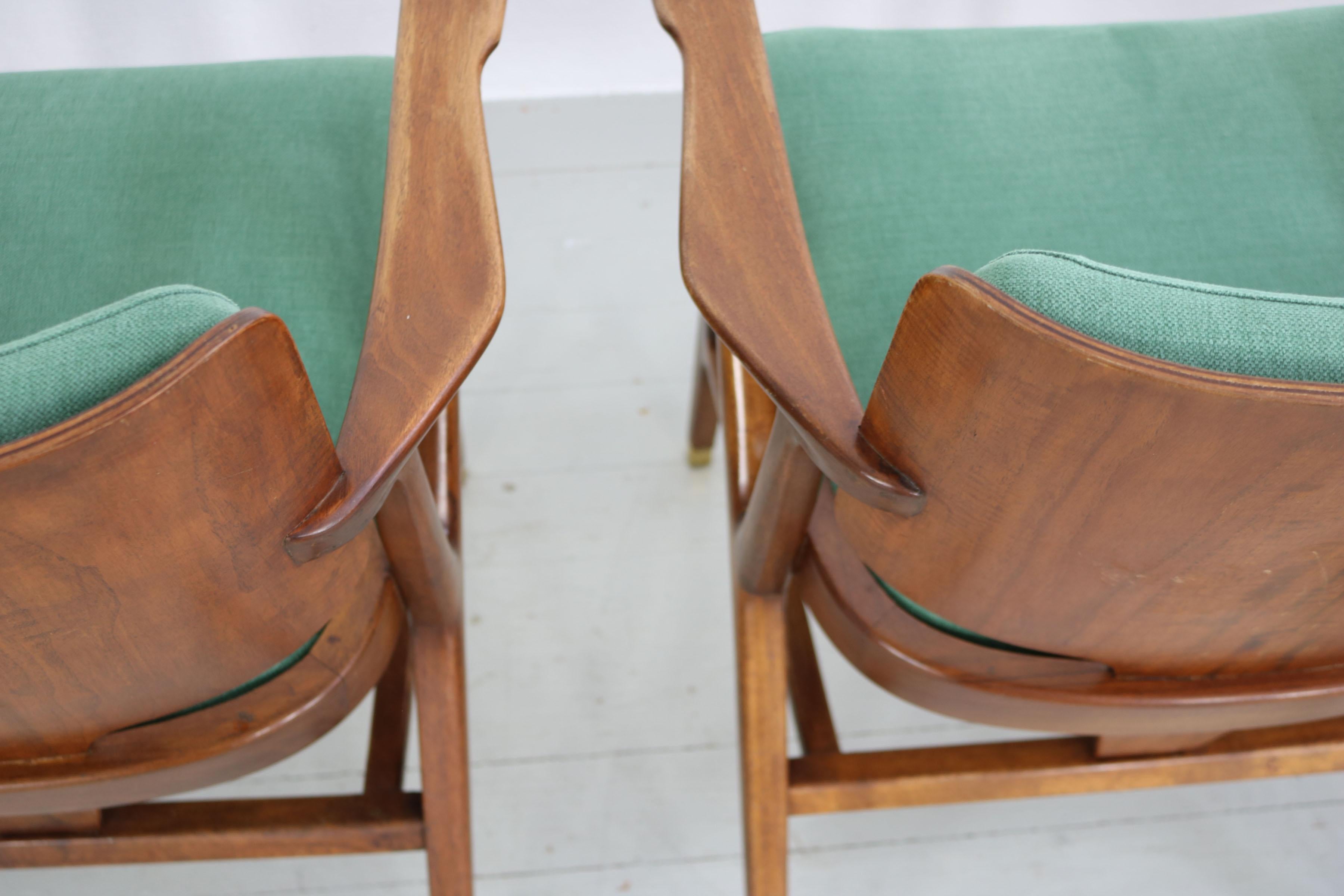 Ensemble de six fauteuils de salle à manger 