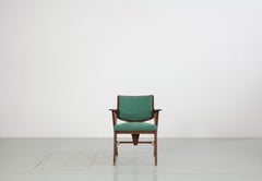 Set of six rare "Enrico Ciuti" dining armchairs, 1950 by F.lli Cassina