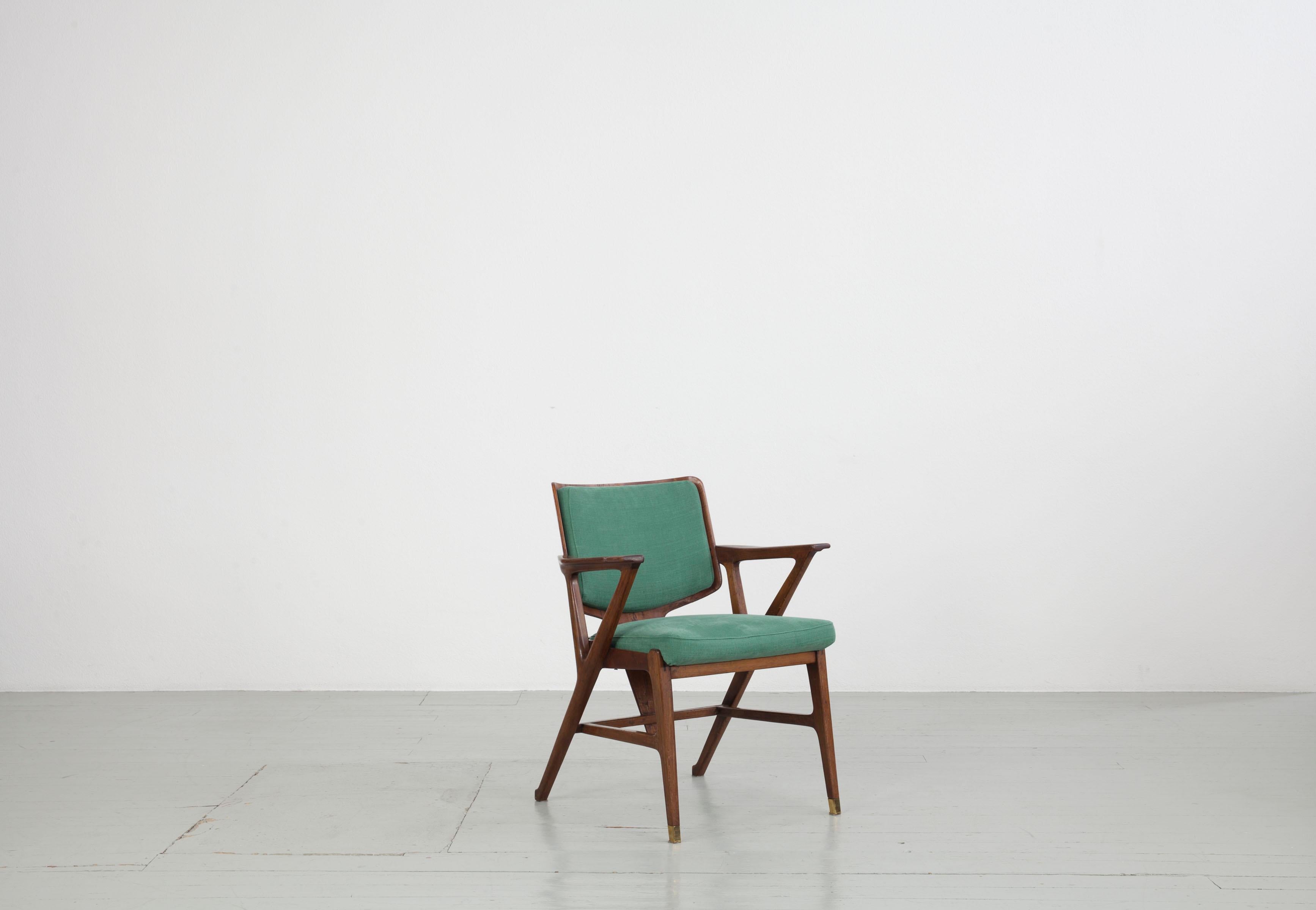 Mid-Century Modern Ensemble de six fauteuils de salle à manger 