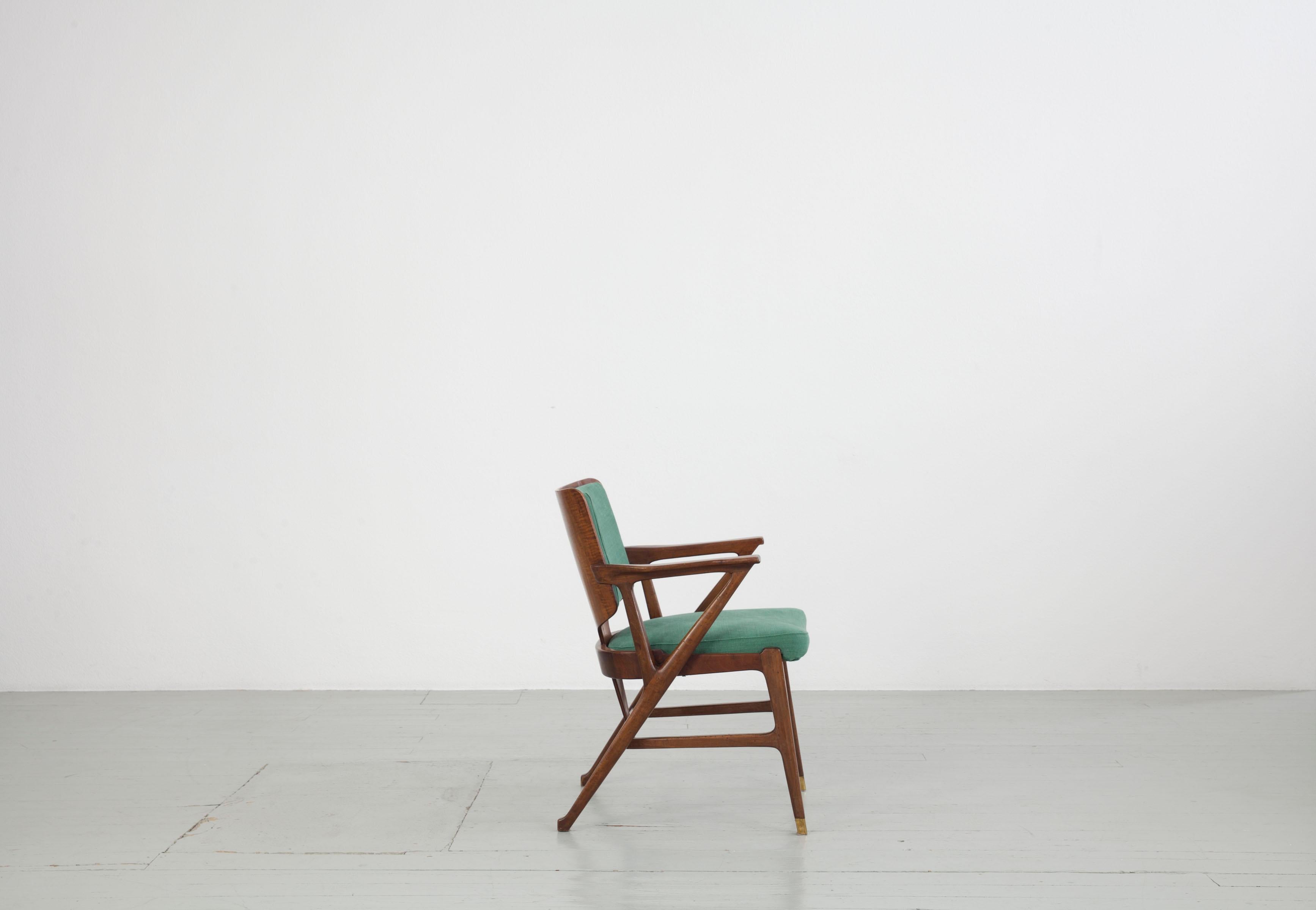 italien Ensemble de six fauteuils de salle à manger 