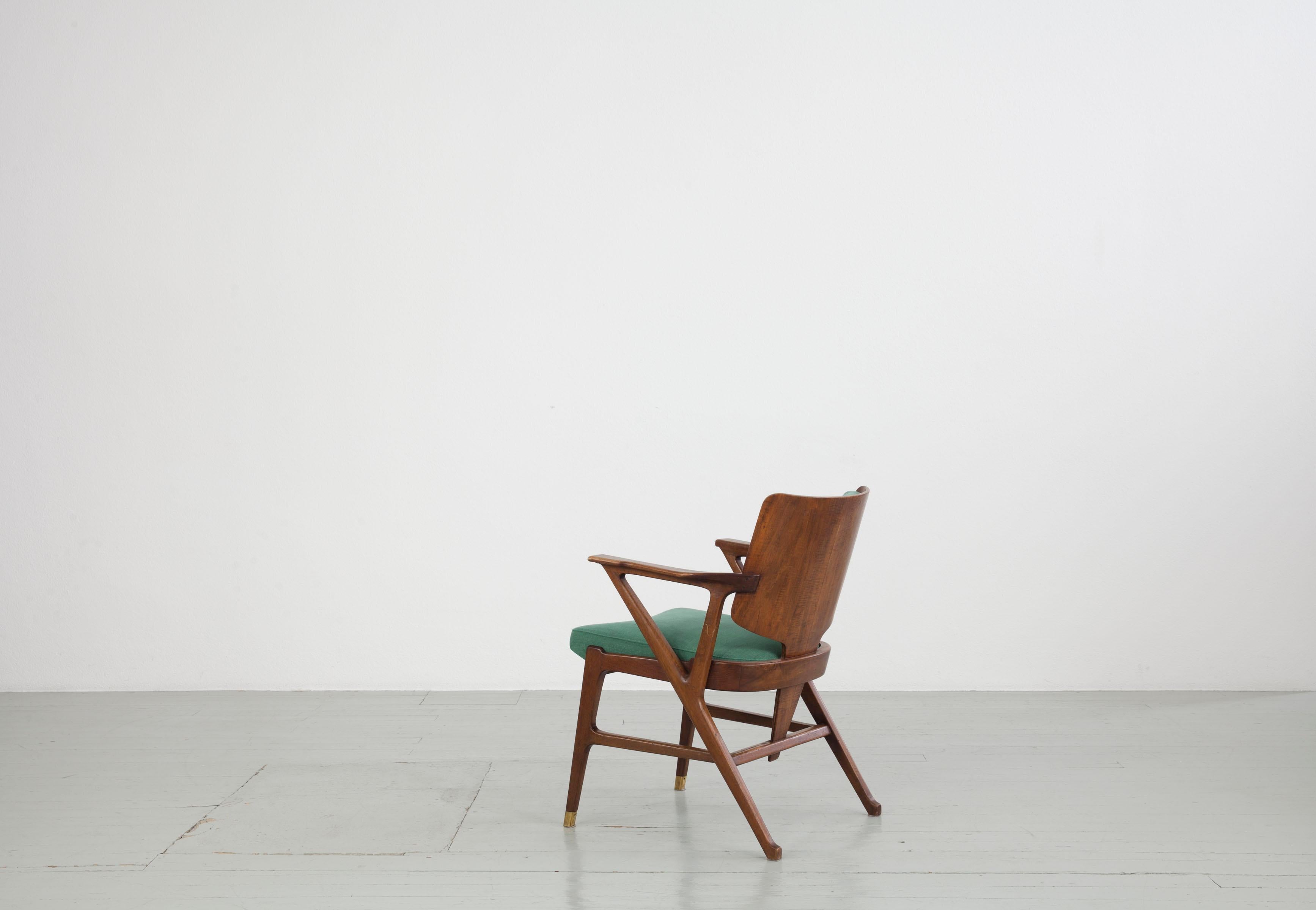 Milieu du XXe siècle Ensemble de six fauteuils de salle à manger 