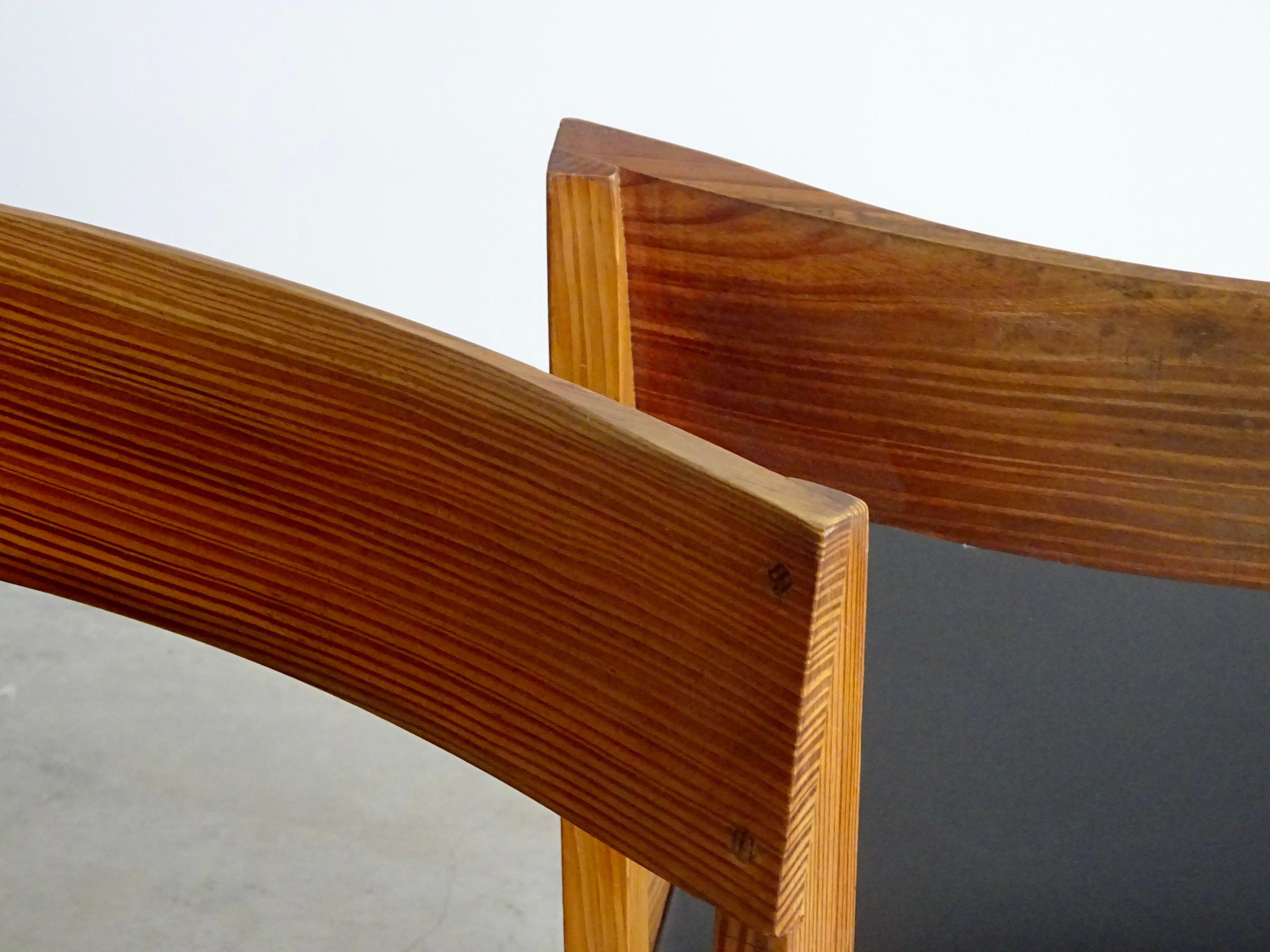 Mid-Century Modern Ensemble de six chaises espagnoles rationalistes, années 1960. en vente