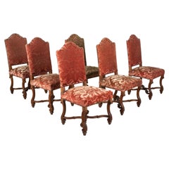 Set of Six Regence Style Dining Chairs