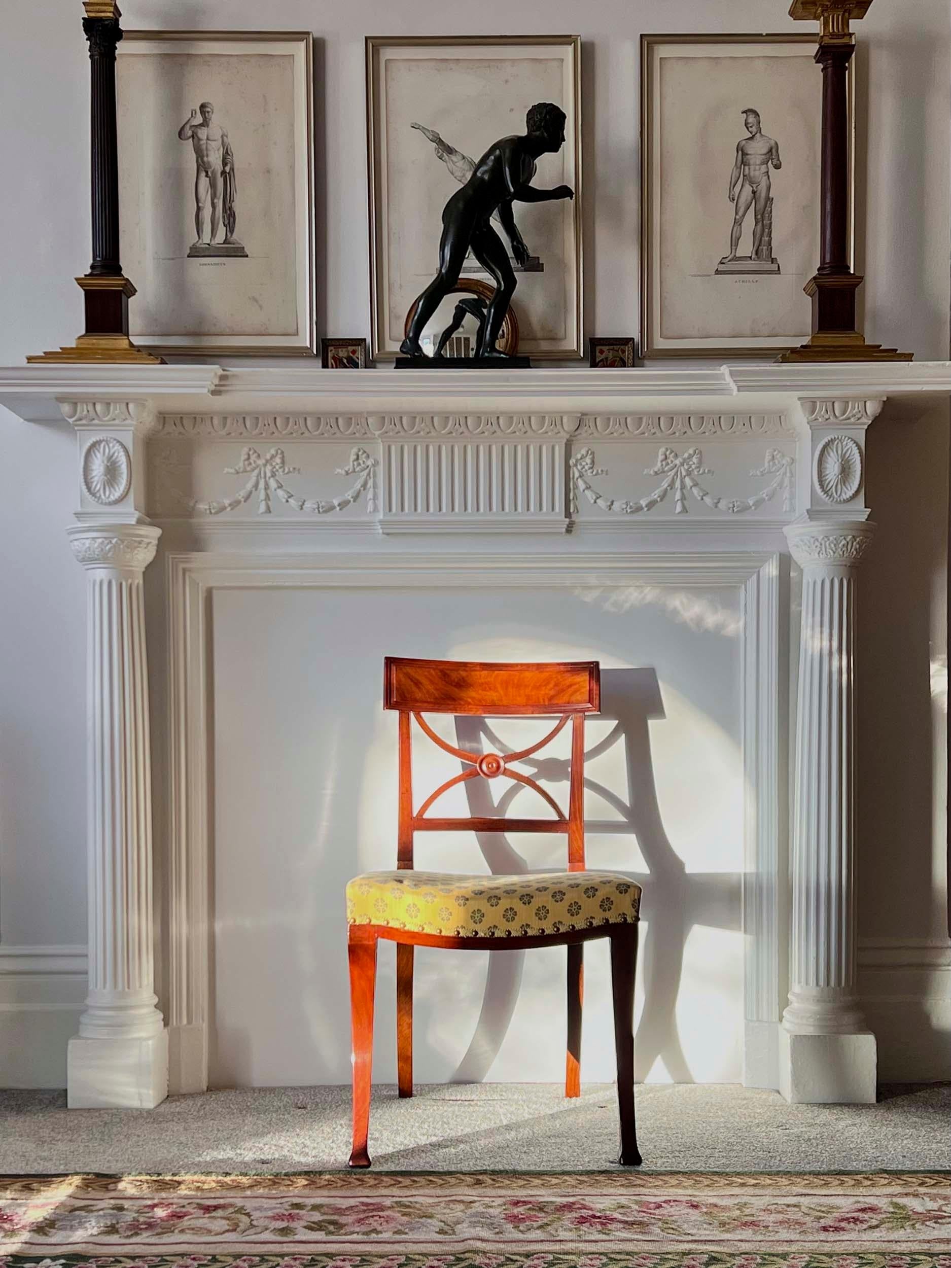 Set of Six Regency Klismos Chairs, attributed to Gillows For Sale 6