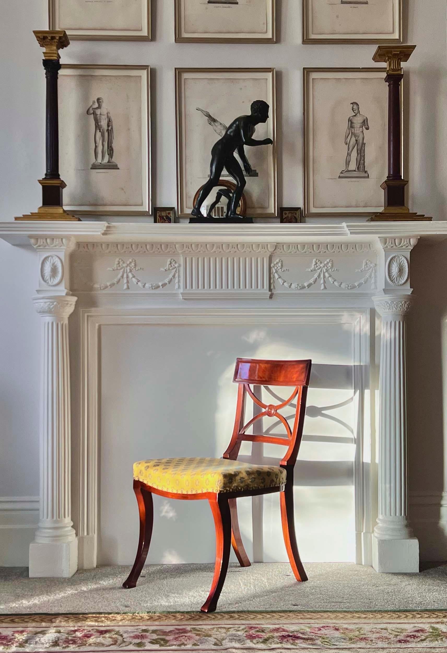 Set of Six Regency Klismos Chairs, attributed to Gillows For Sale 2