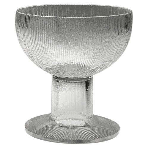 Lote de seis copas de champán René Lalique motivo Wingen